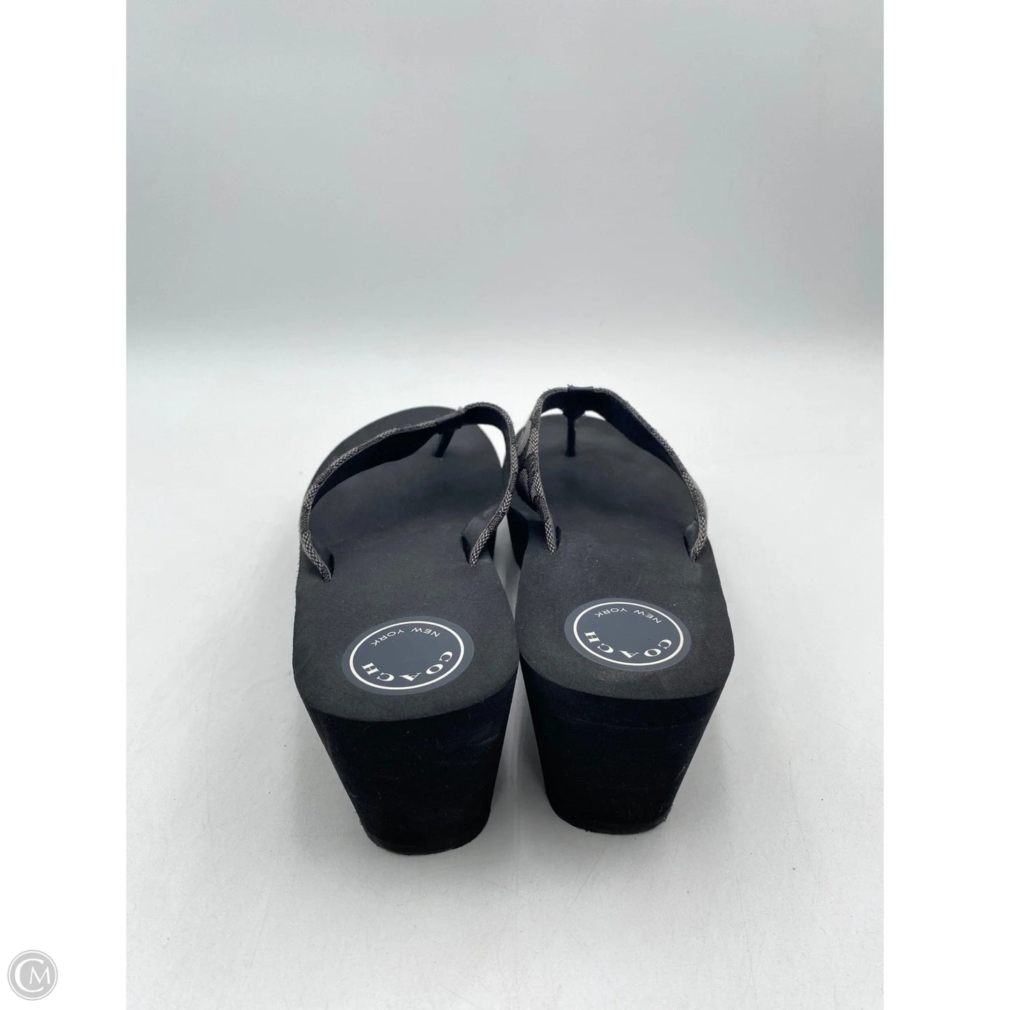 Sandals Designer By Coach In Black, Size: 10