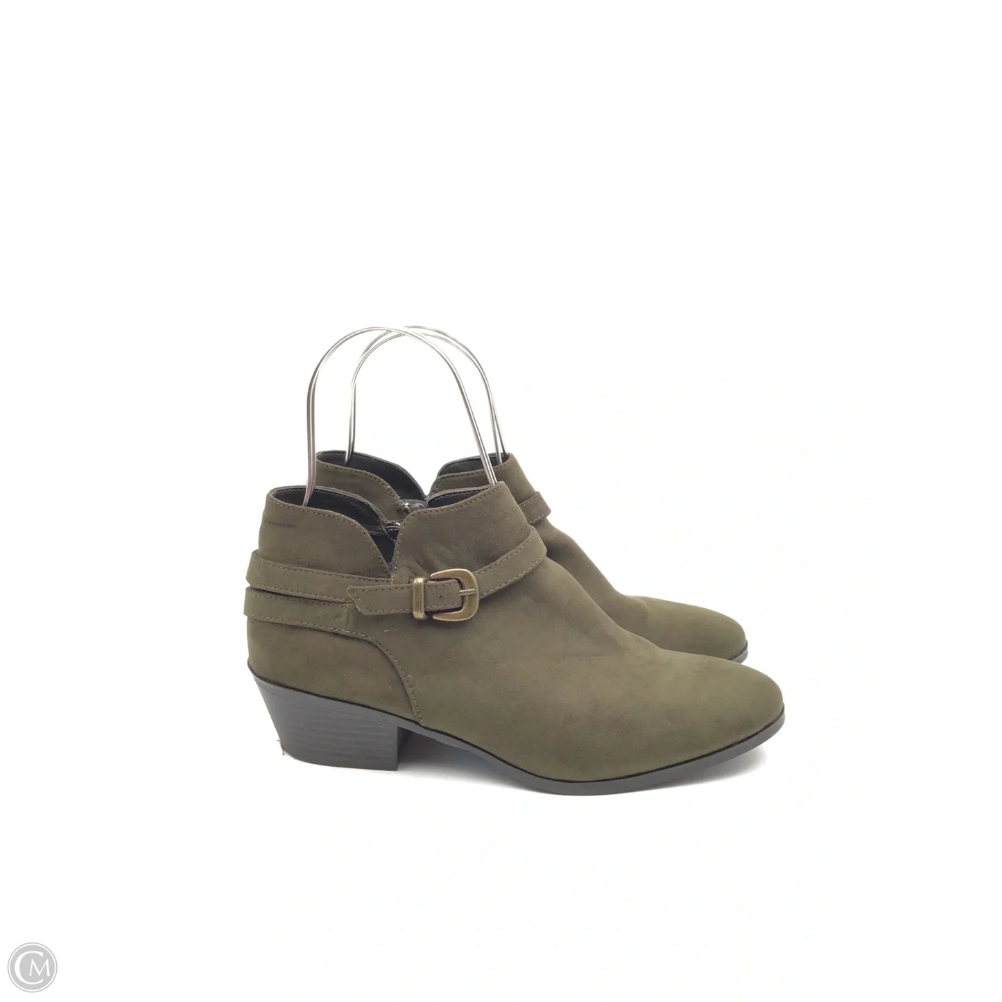Boots Ankle Heels By St Johns Bay In Green, Size: 8