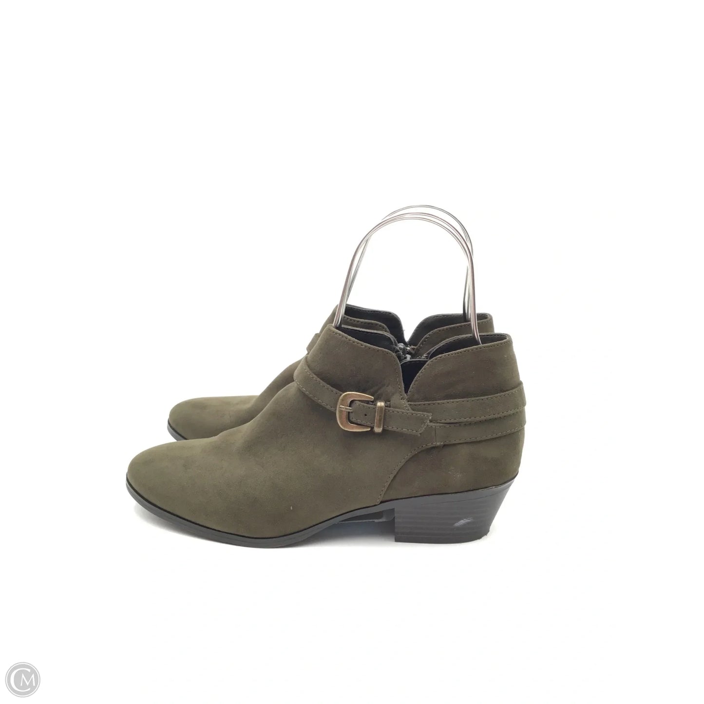 Boots Ankle Heels By St Johns Bay In Green, Size: 8