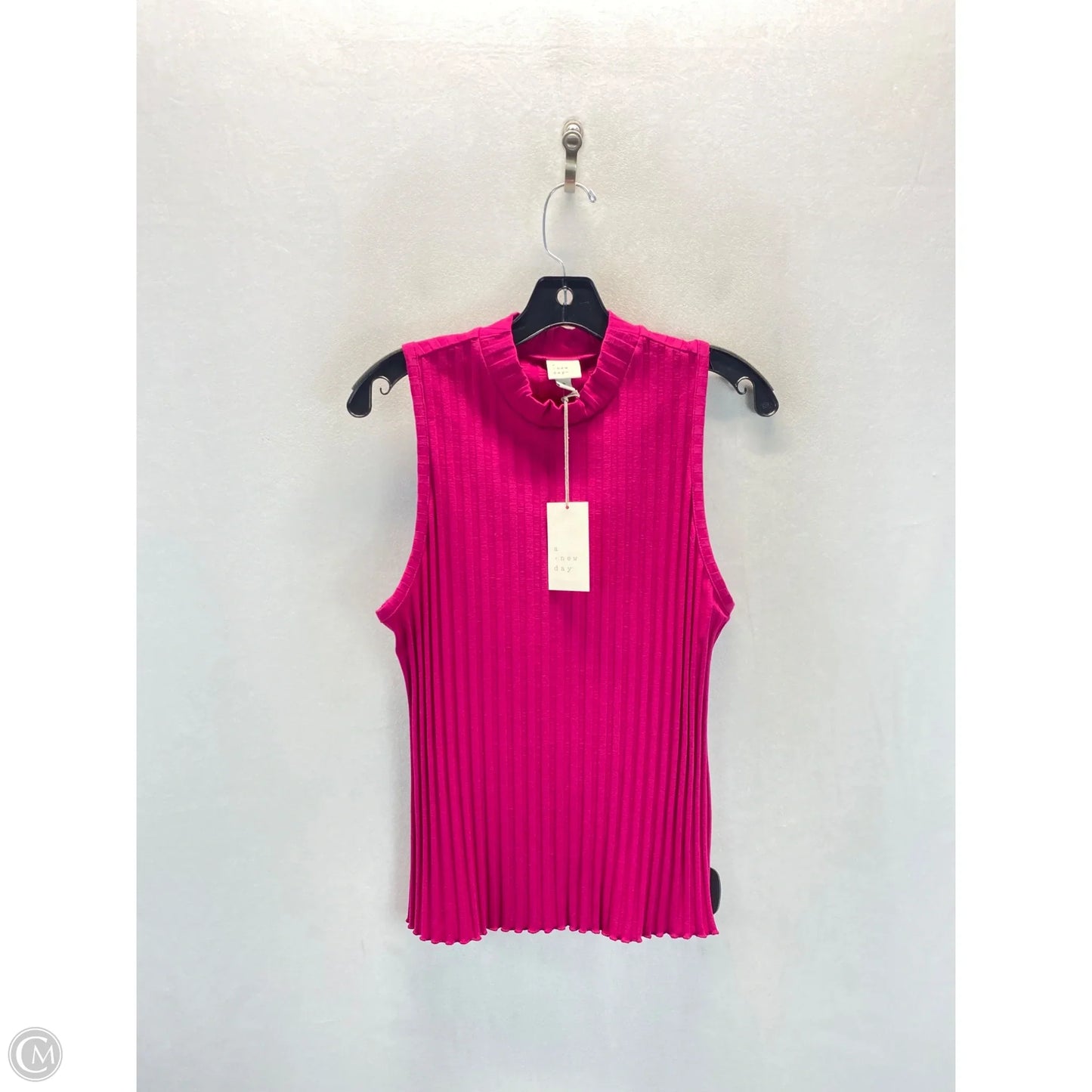 Top Sleeveless By A New Day In Pink, Size: M