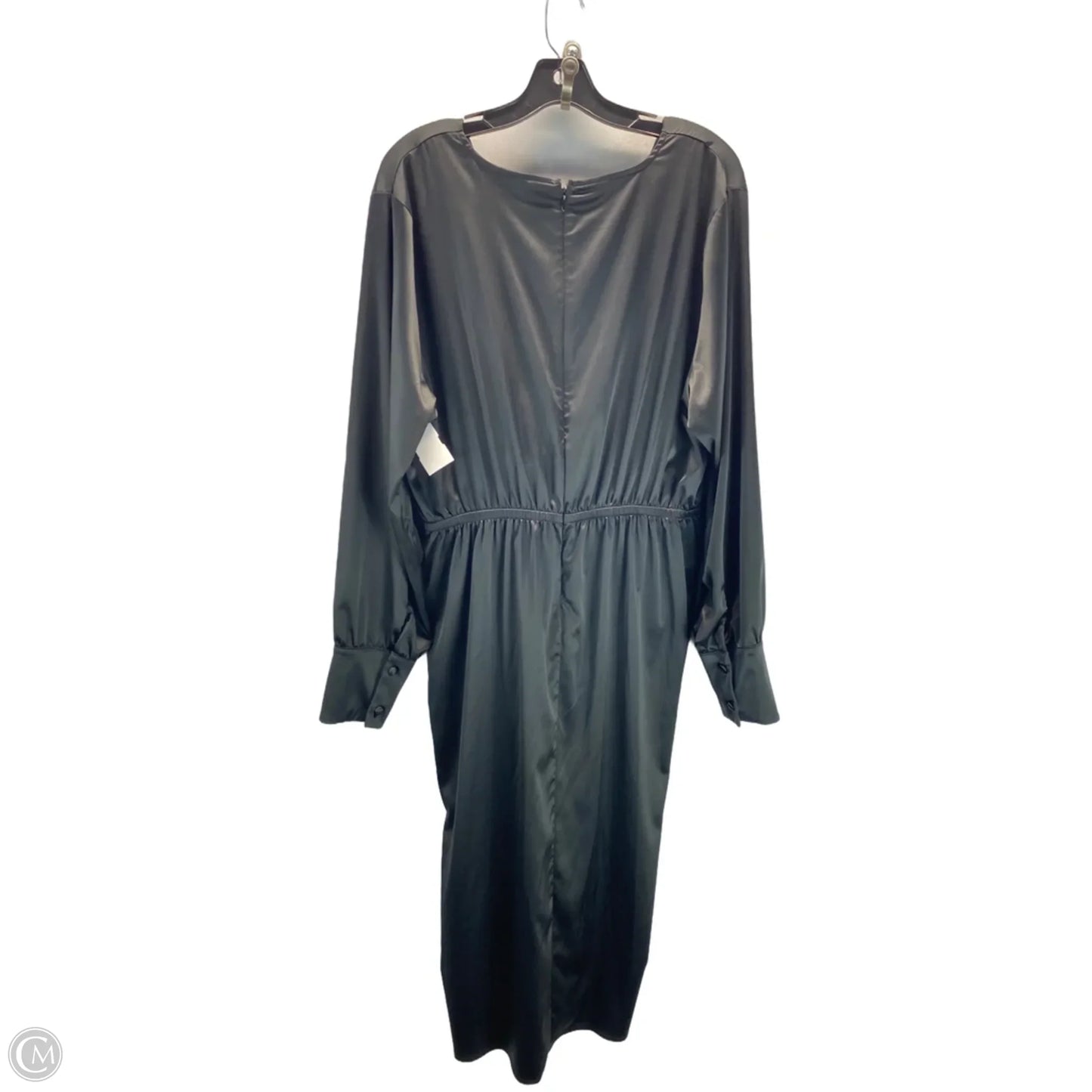 Dress Casual Midi By Lane Bryant In Black, Size: 1x