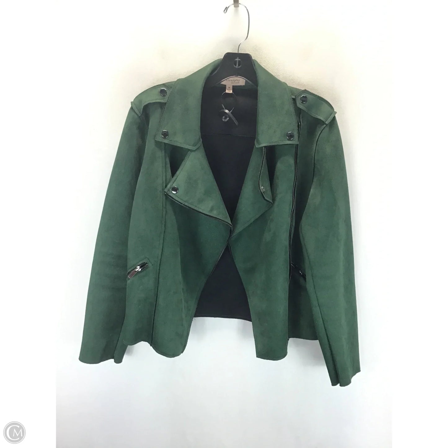Jacket Other By Philosophy In Green, Size: M