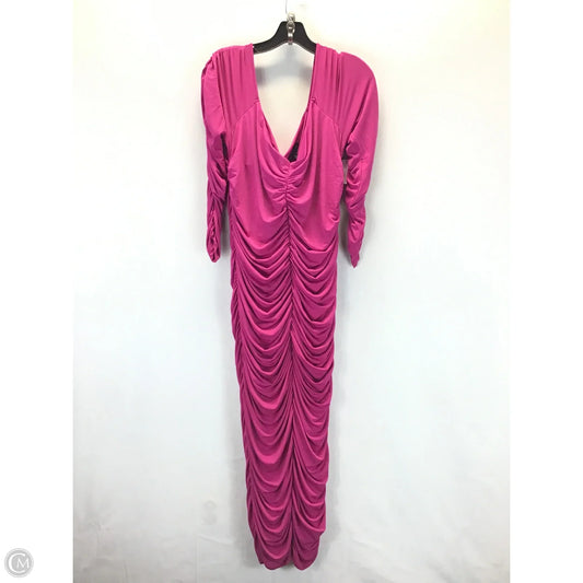 Dress Casual Midi By Eloquii In Pink, Size: 18