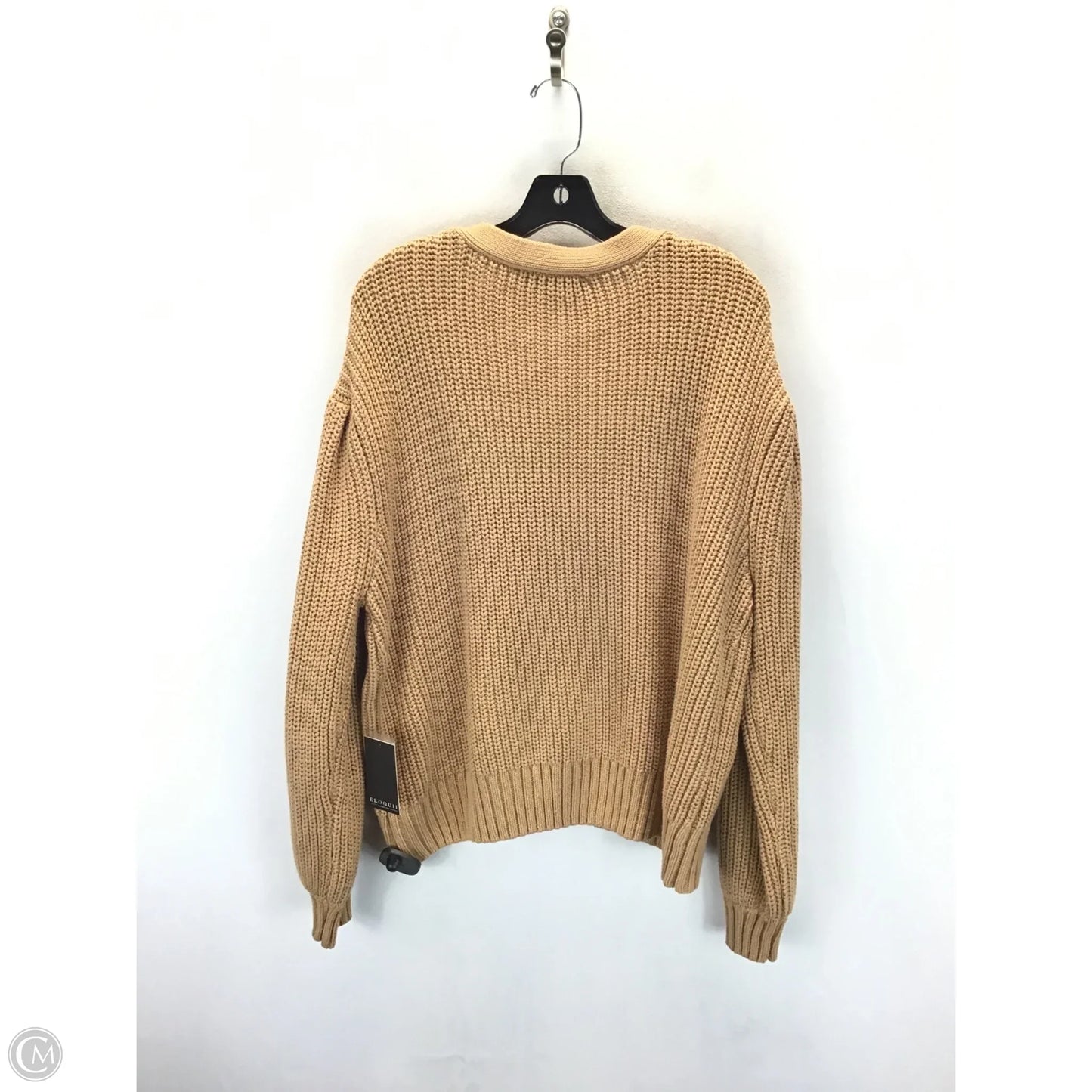 Sweater Cardigan By Eloquii In Brown, Size: Xl