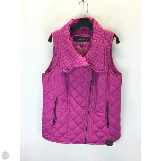 Vest Puffer & Quilted By Andrew Marc In Pink, Size: L
