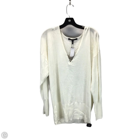 Sweater By White House Black Market In Cream, Size: Xl