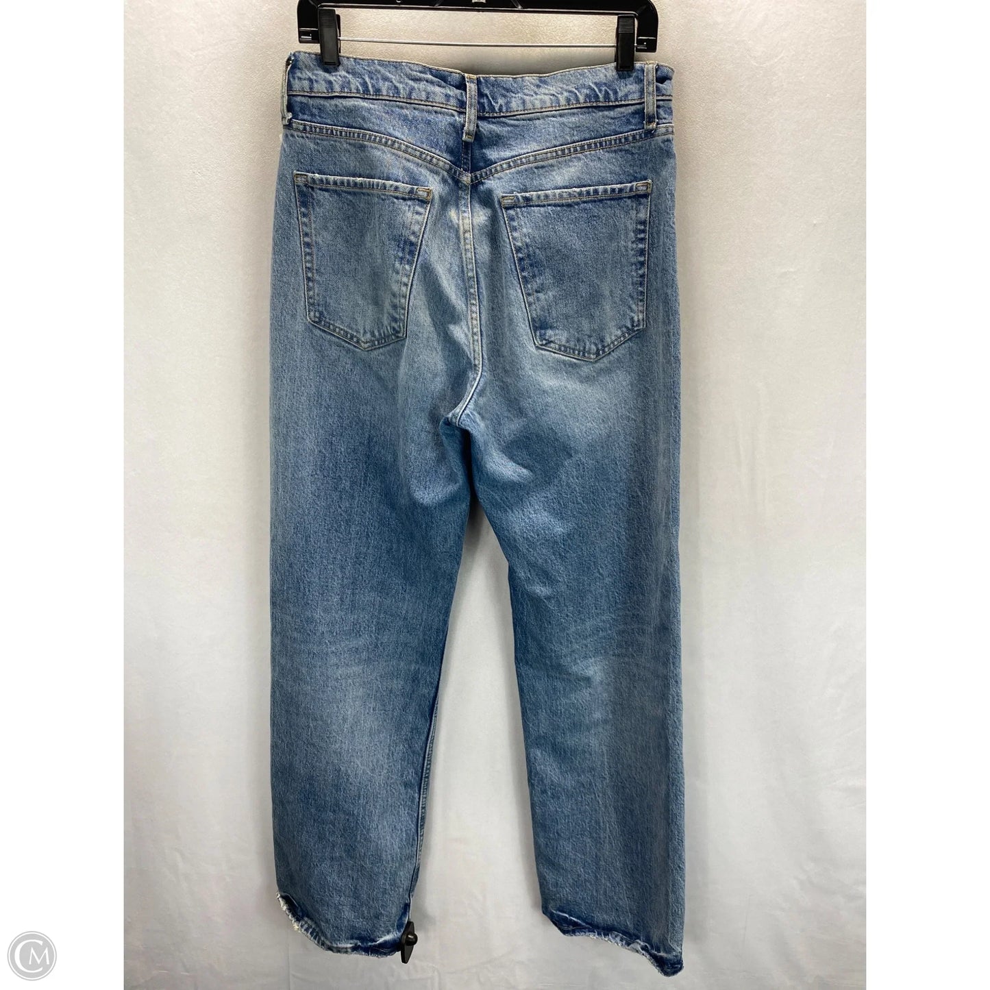 Jeans Straight By Zara In Blue, Size: 8