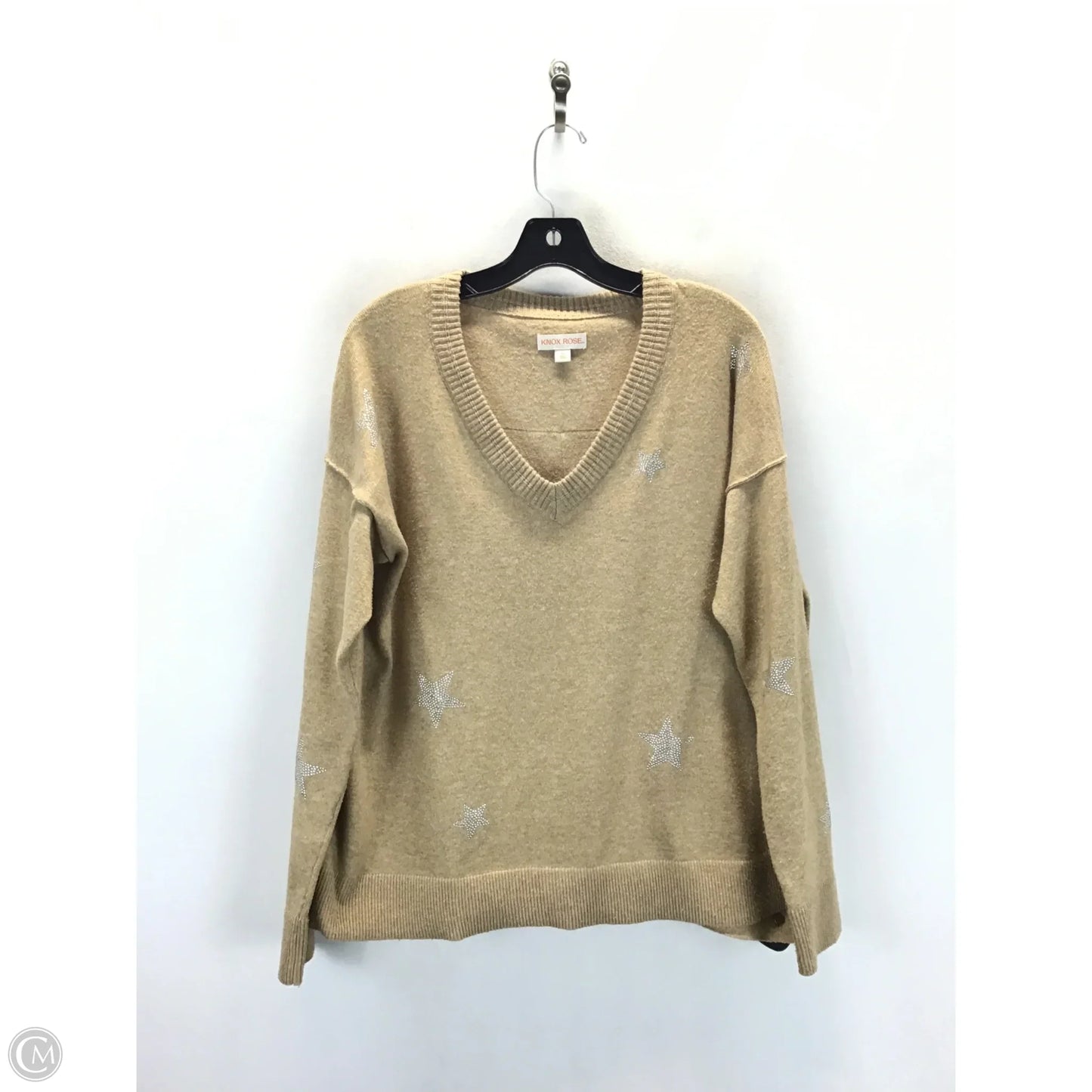 Sweater By Knox Rose In Tan, Size: Xl