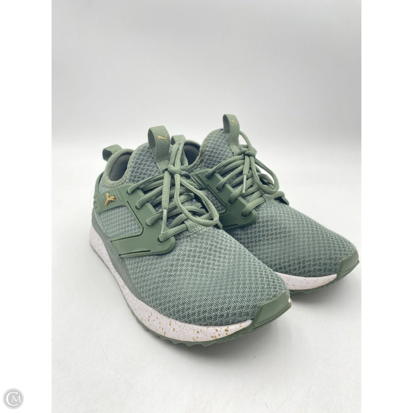 Shoes Sneakers By Puma In Green, Size: 7