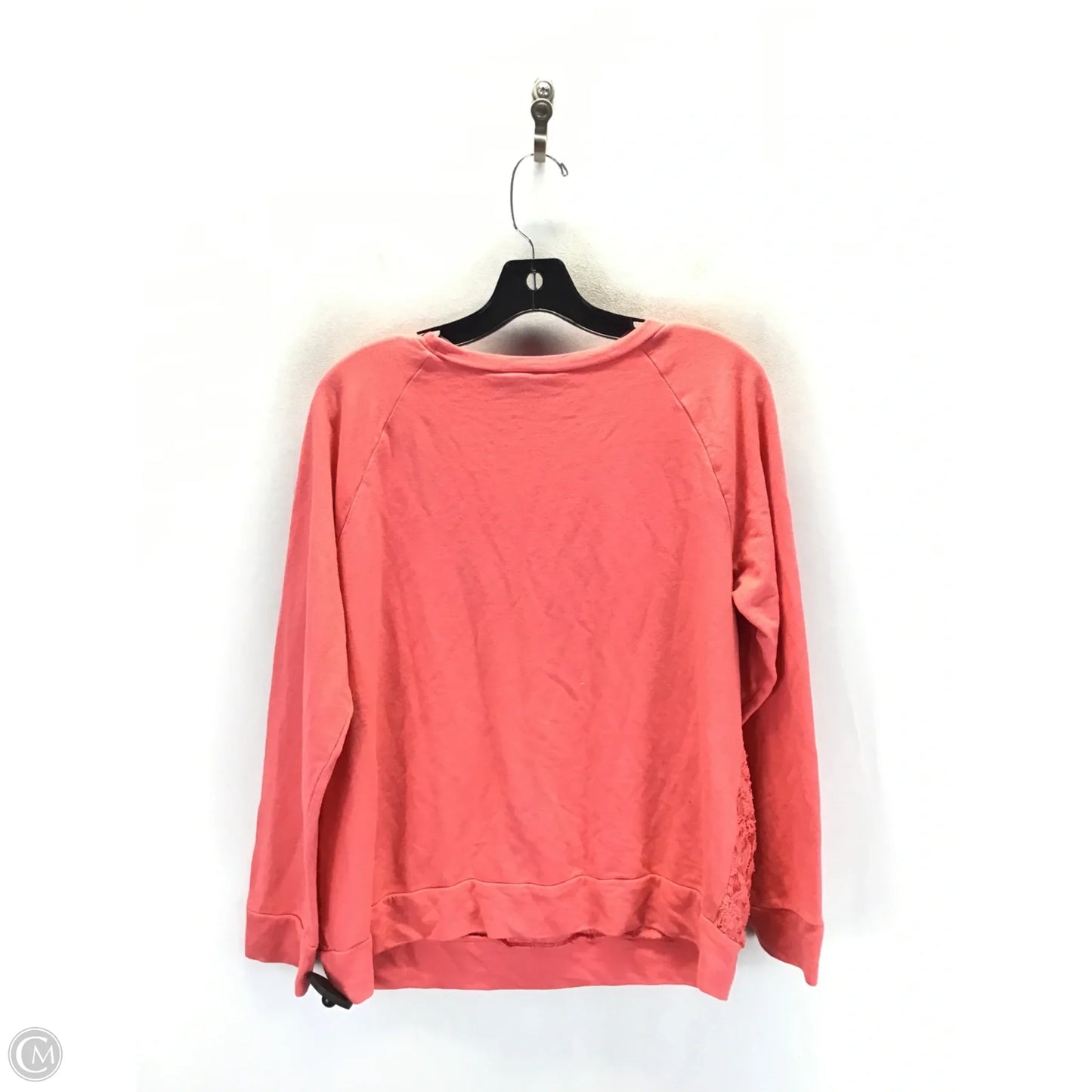 Top Long Sleeve By New Directions In Peach, Size: L