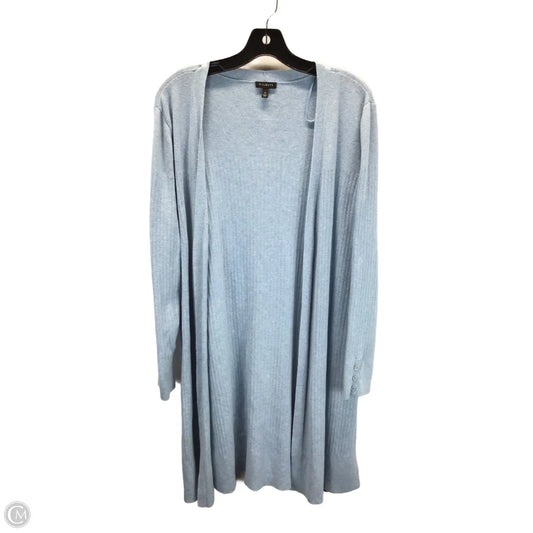 Sweater Cardigan By Talbots In Blue, Size: S