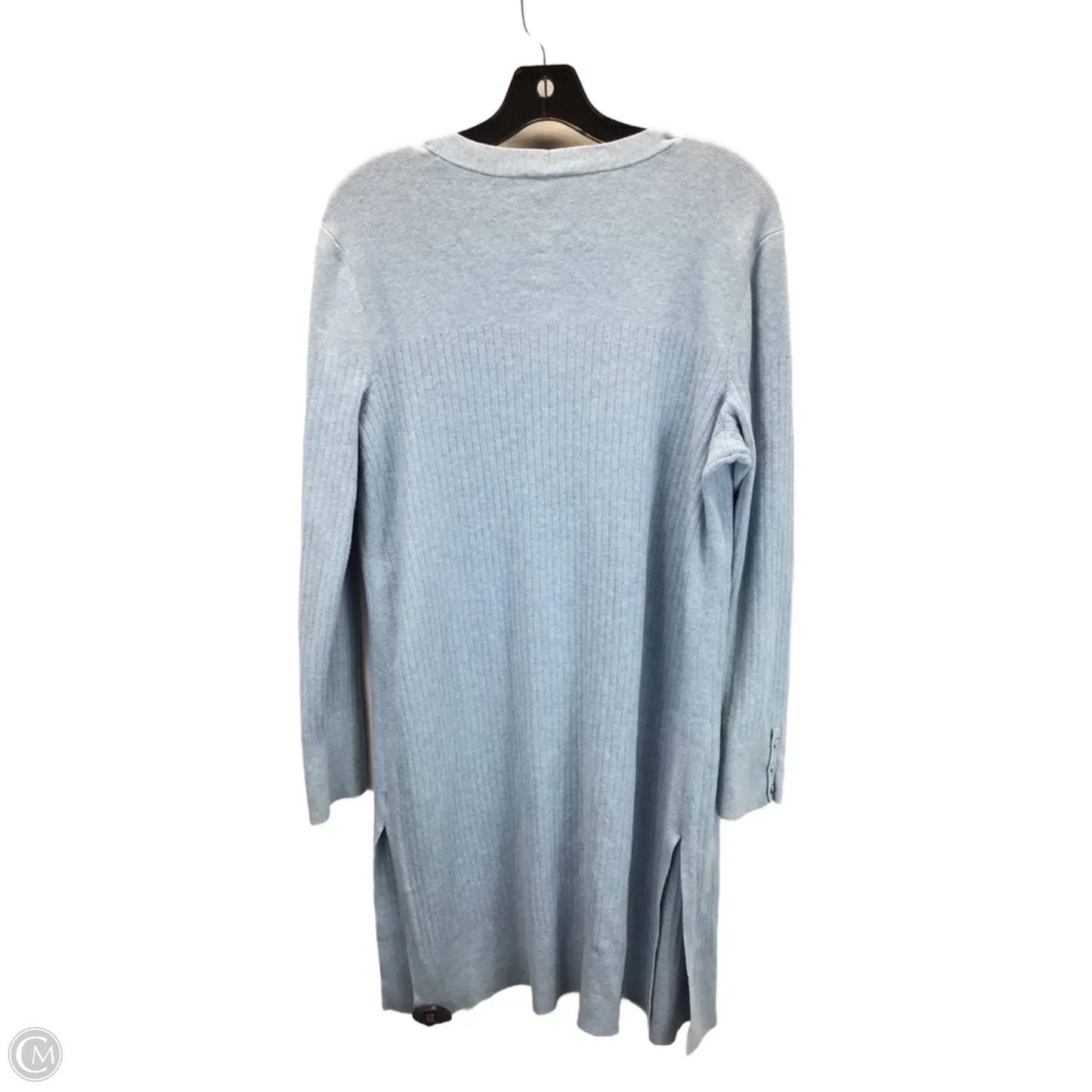 Sweater Cardigan By Talbots In Blue, Size: S