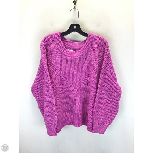 Sweater By Sonoma In Purple, Size: Xxl