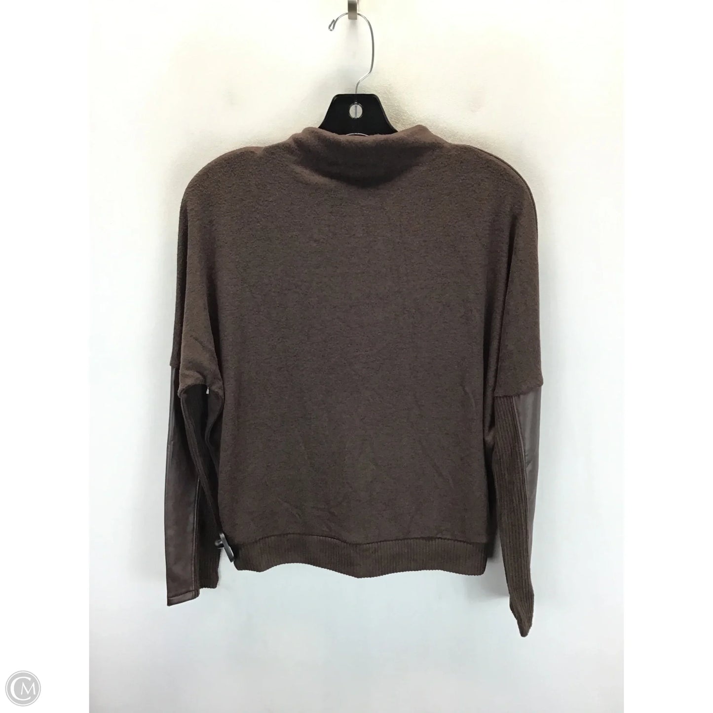 Top Long Sleeve By Express In Brown, Size: Xs