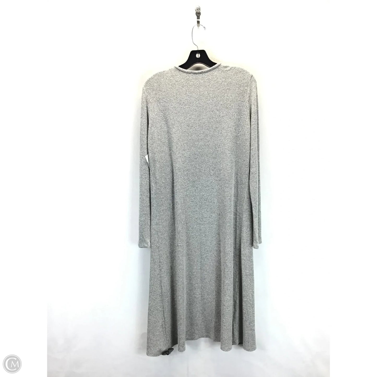 Sweater Cardigan By Fashion Nova In Grey, Size: Xl