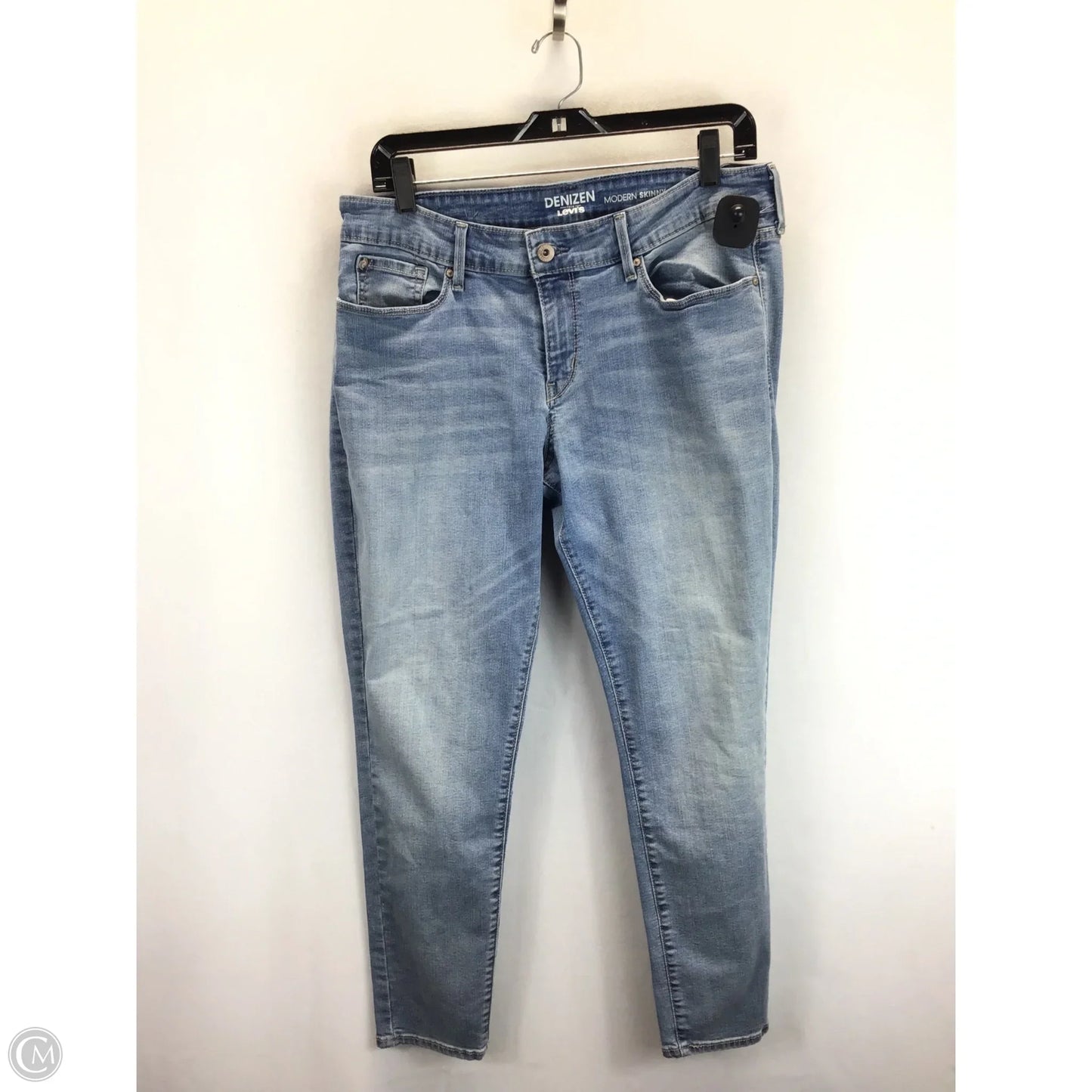 Jeans Skinny By Levis In Blue, Size: 12