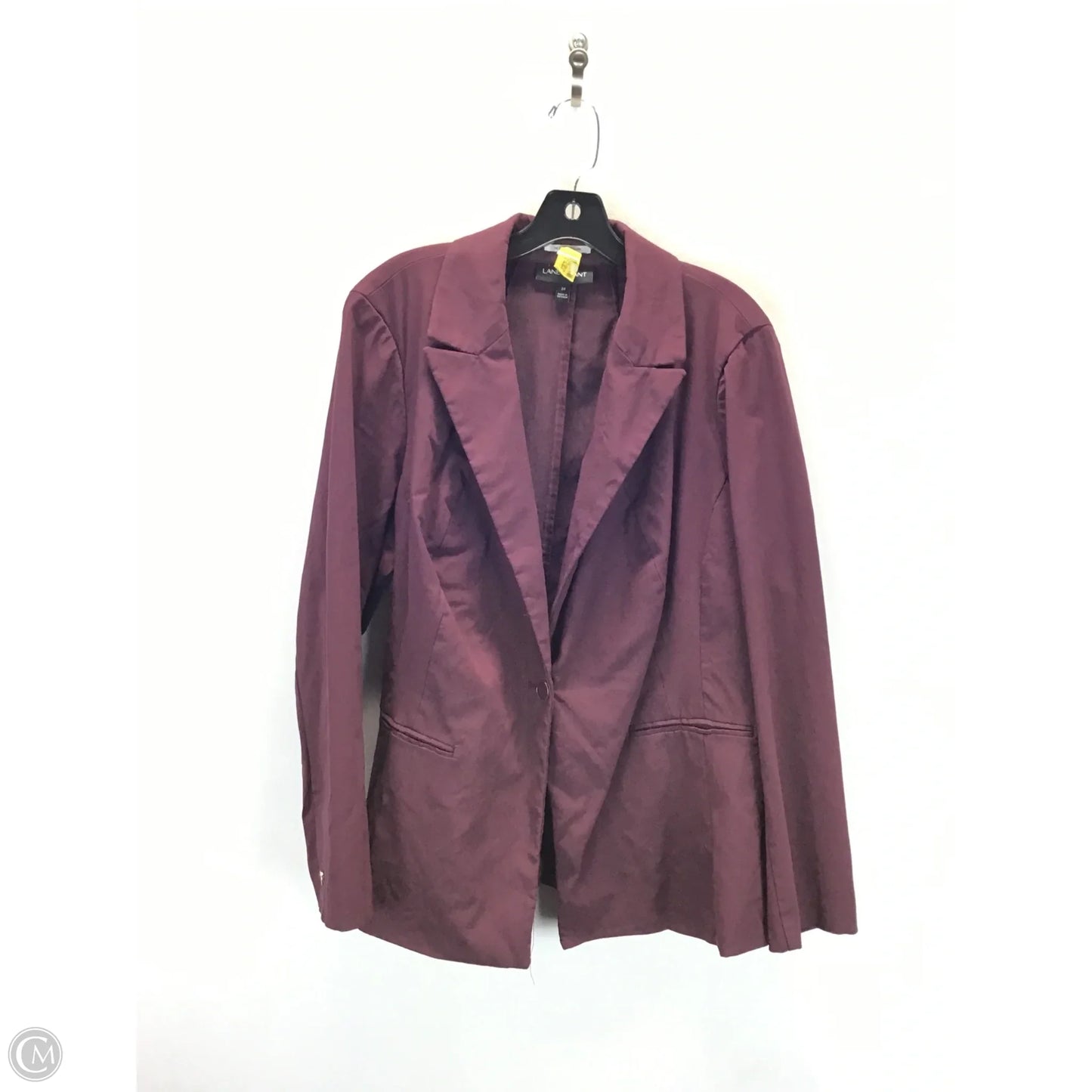 Blazer By Lane Bryant In Maroon, Size: 20