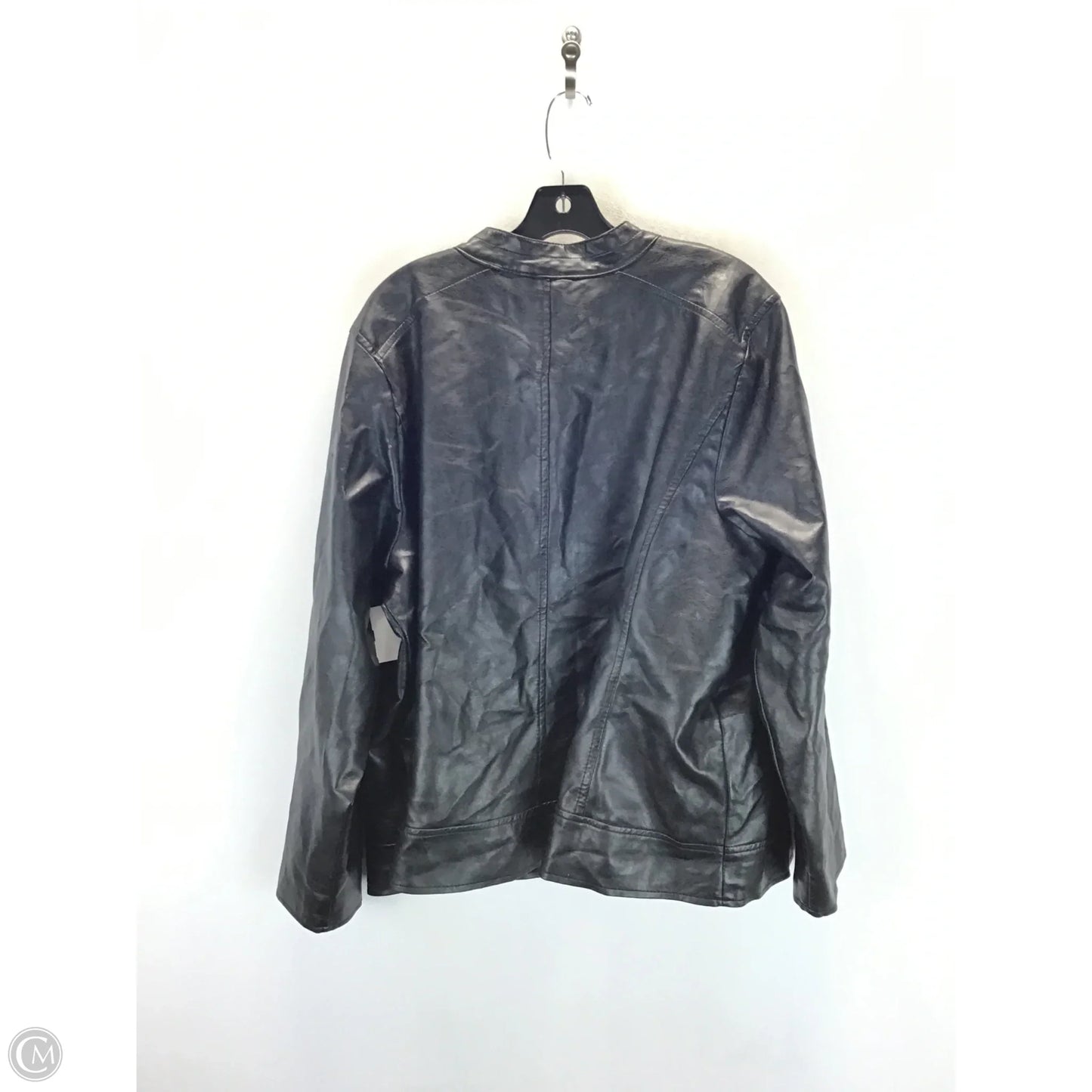 Jacket Moto Leather By New Look In Black, Size: 3x