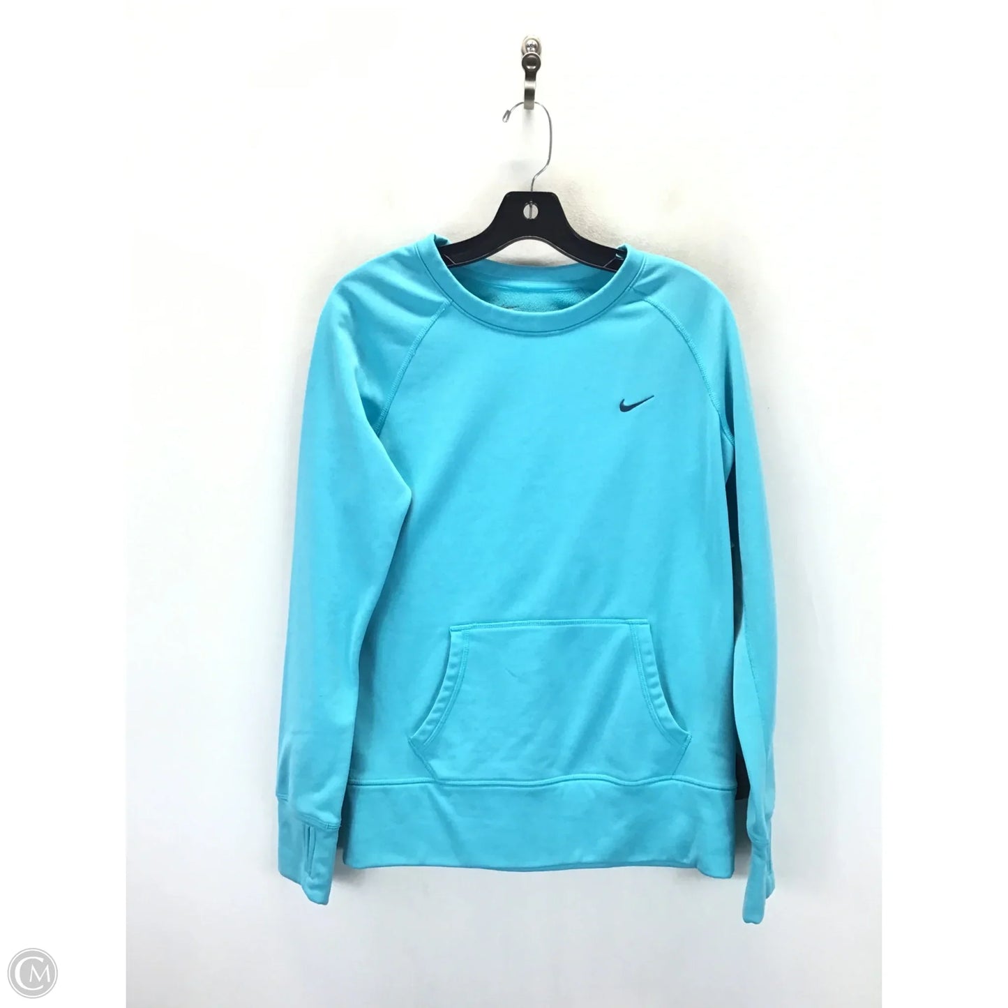 Sweatshirt Crewneck By Nike Apparel In Blue, Size: M