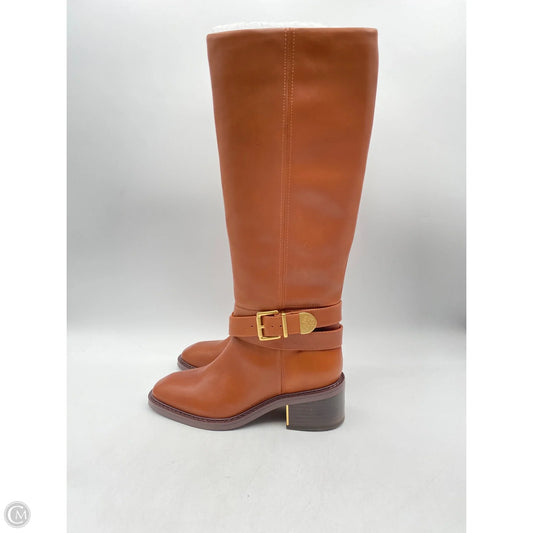 Boots Mid-calf Flats By Vince Camuto In Brown, Size: 8.5
