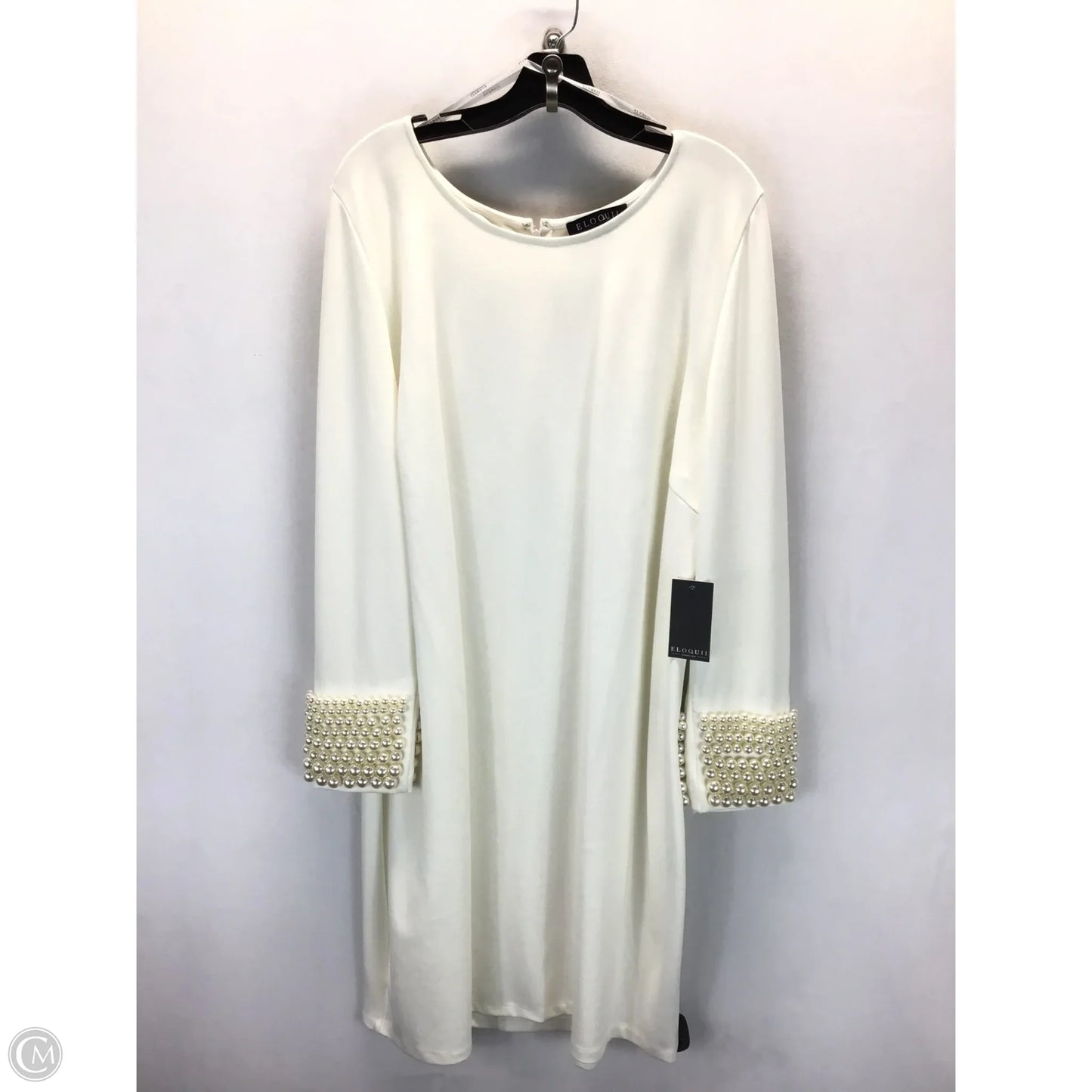 Dress Casual Midi By Eloquii In White, Size: 22