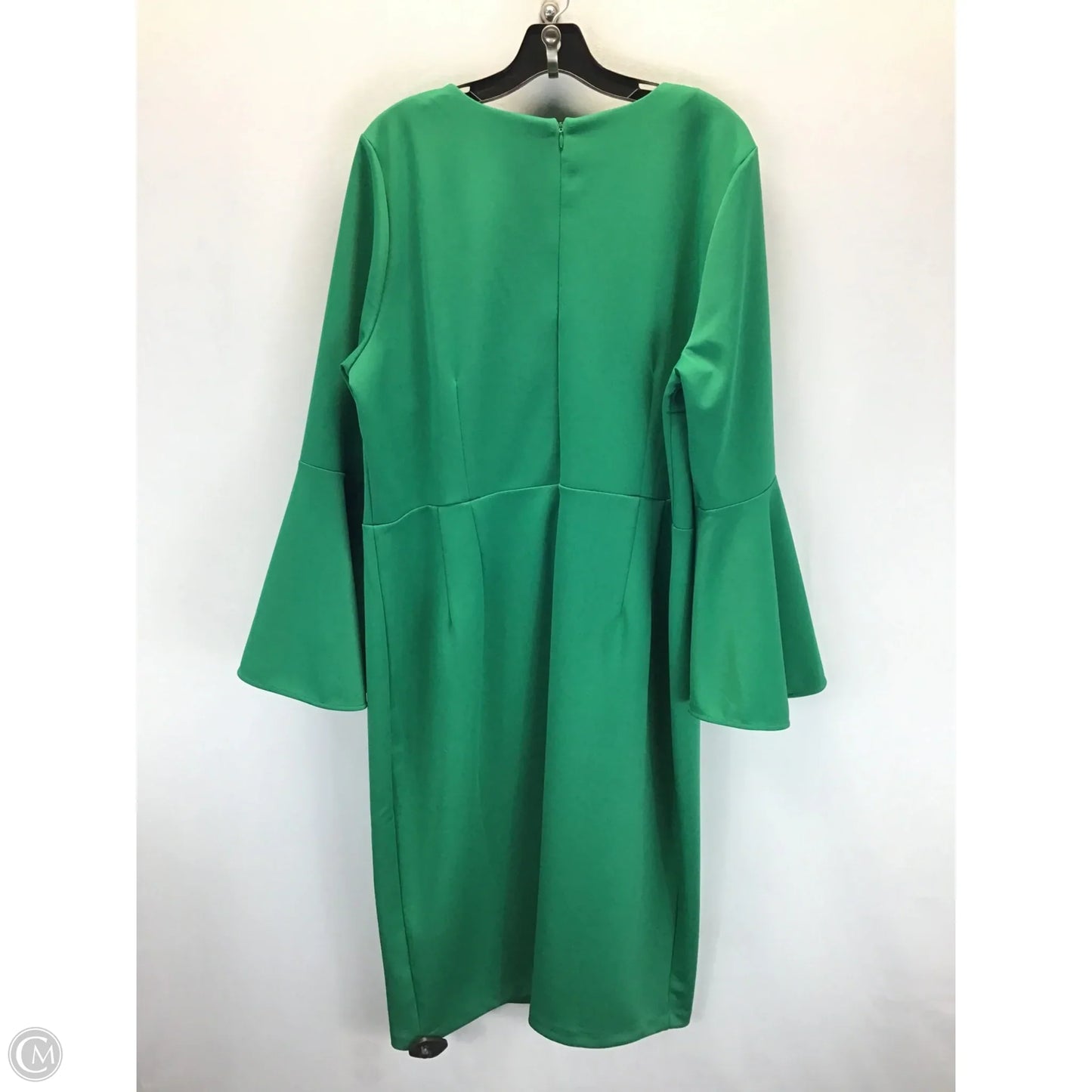 Dress Casual Midi By Eloquii In Green, Size: 22