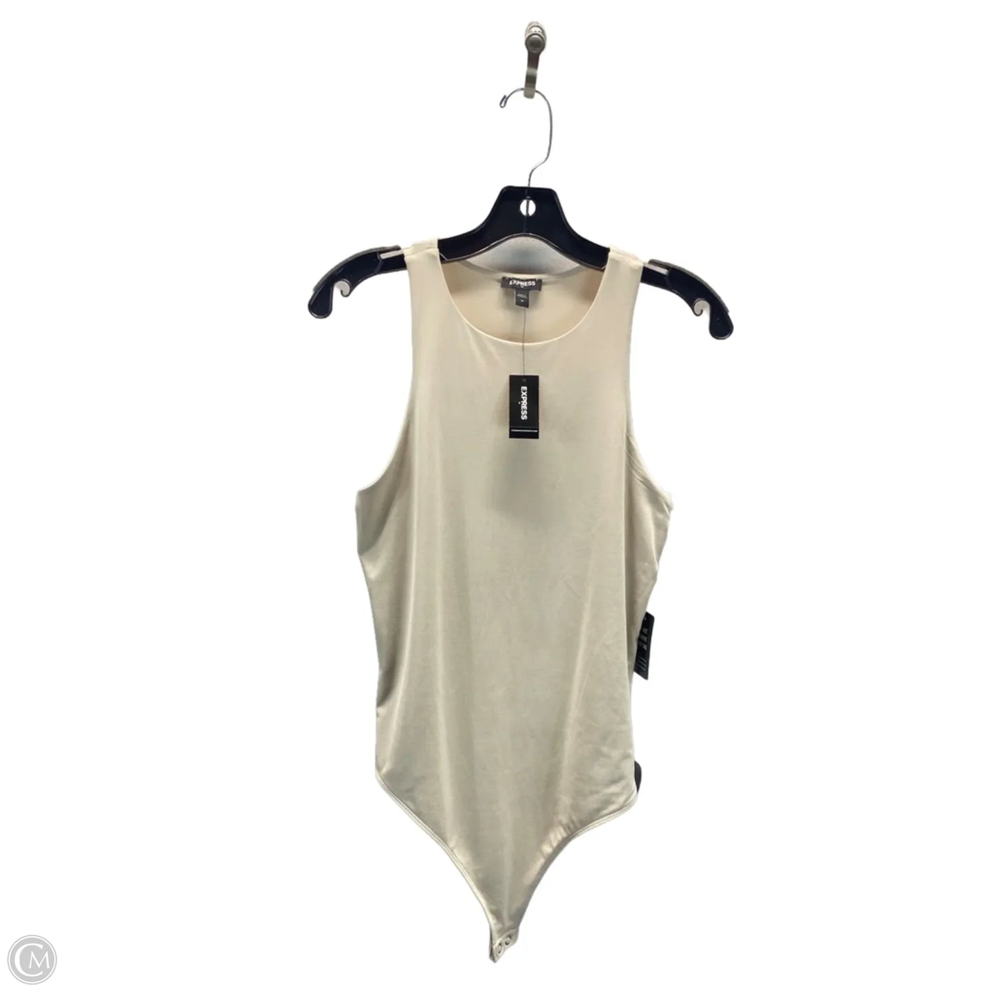 Bodysuit By Express In Beige, Size: M