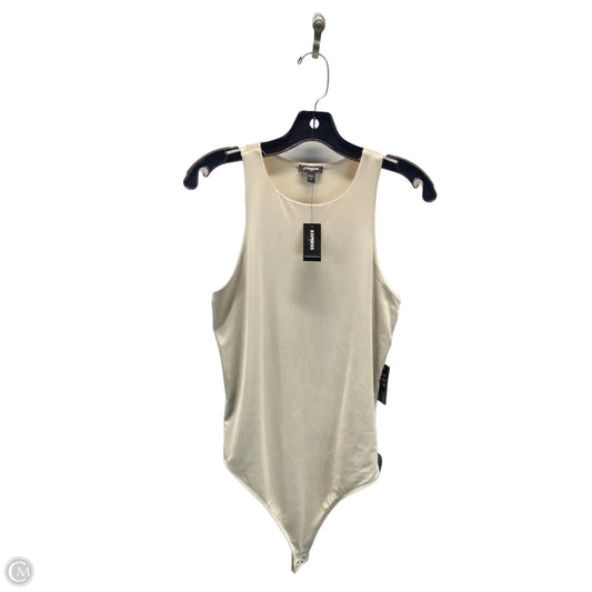 Bodysuit By Express In Beige, Size: M