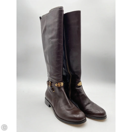 Boots Mid-calf Flats By Michael By Michael Kors In Brown, Size: 7.5