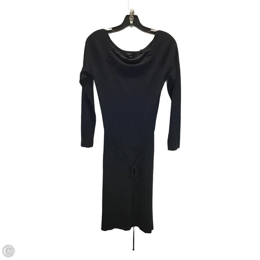 Dress Casual Midi By Bcbgmaxazria In Black, Size: S