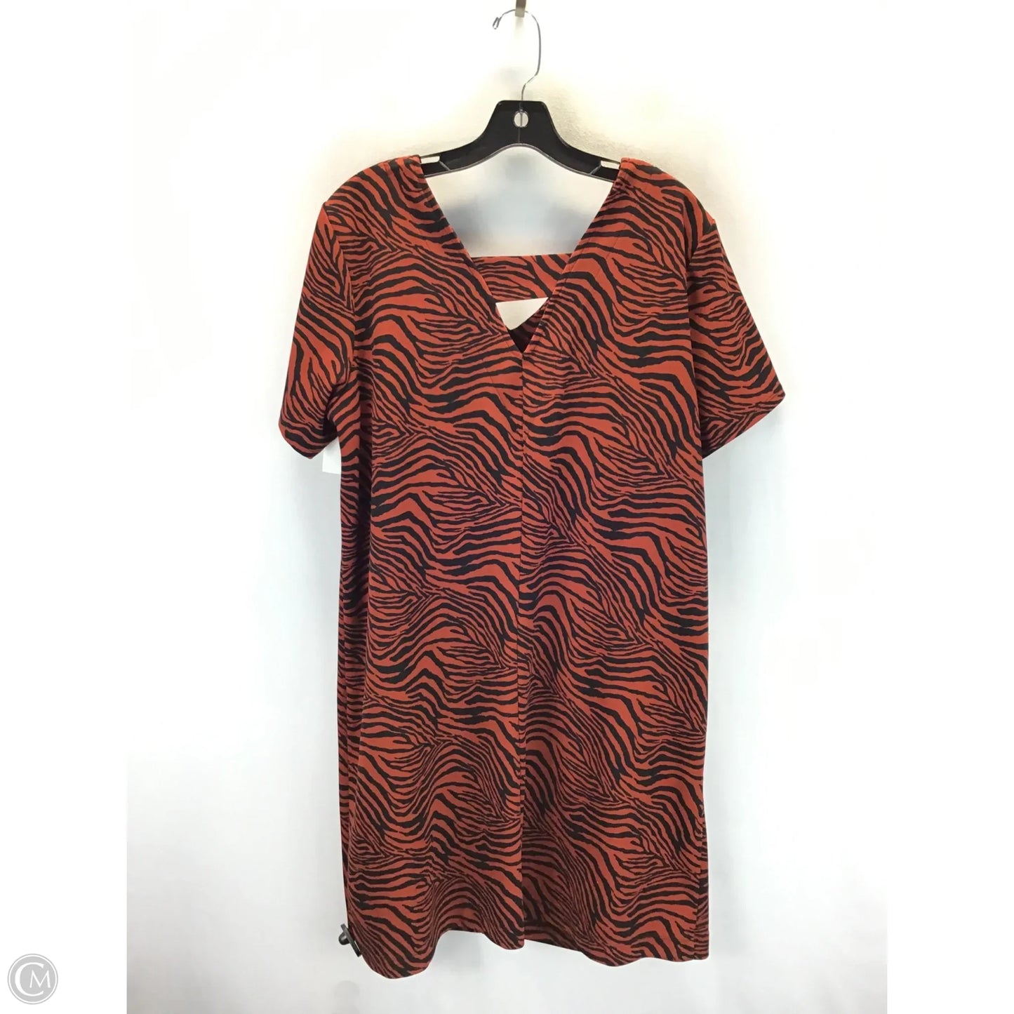 Dress Casual Midi By Ashley Stewart In Animal Print, Size: 1x