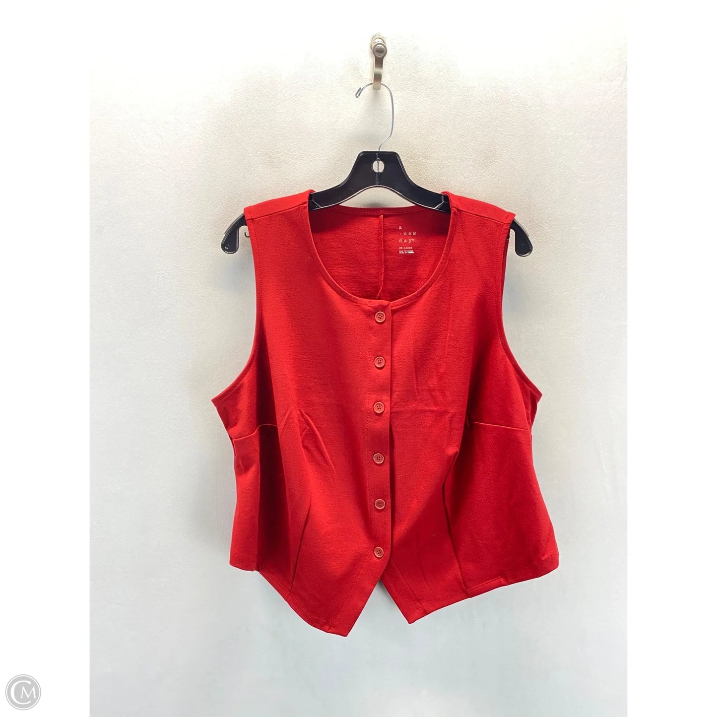 Vest Other By A New Day In Red, Size: Xxl