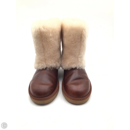 Boots Designer By Ugg In Brown, Size: 7