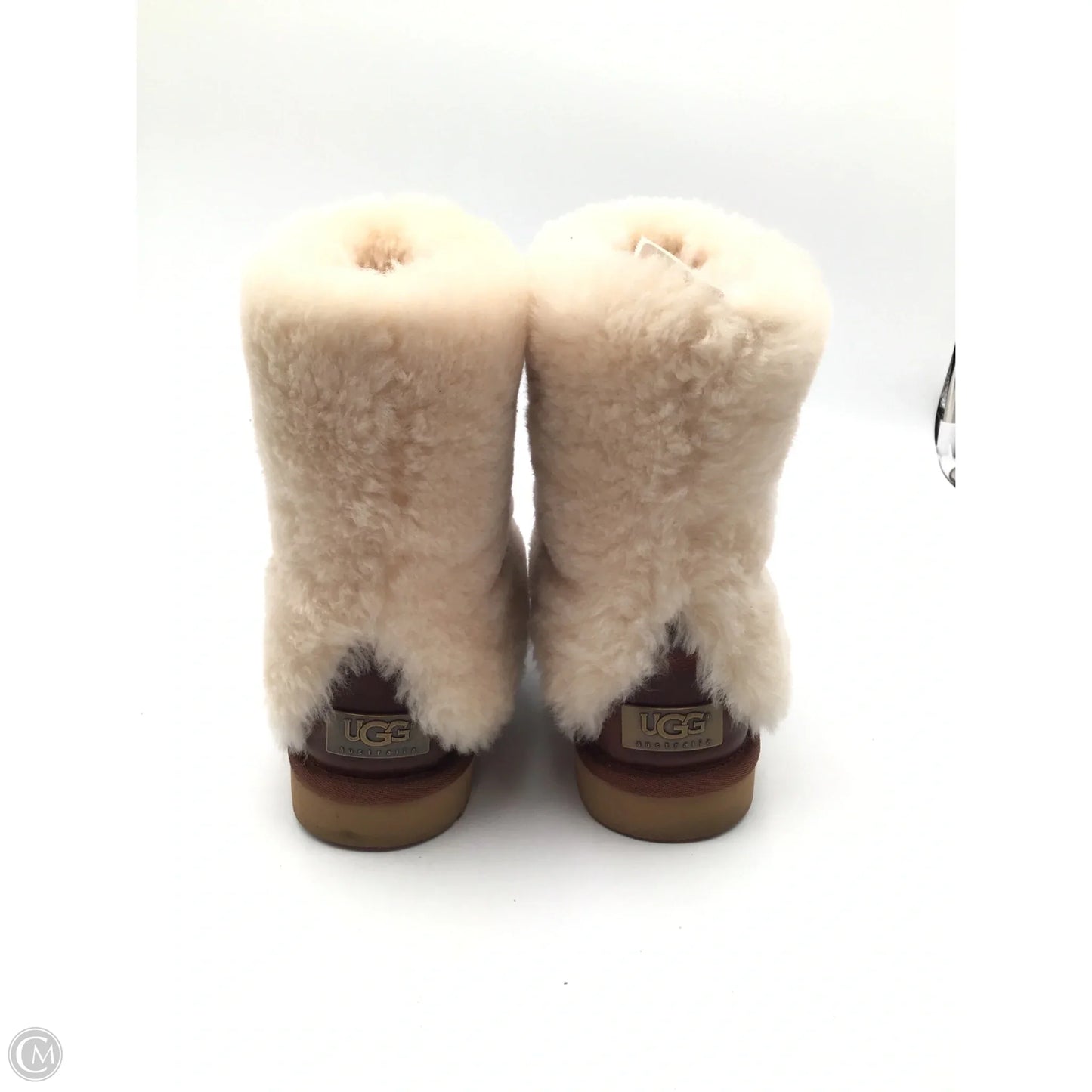 Boots Designer By Ugg In Brown, Size: 7