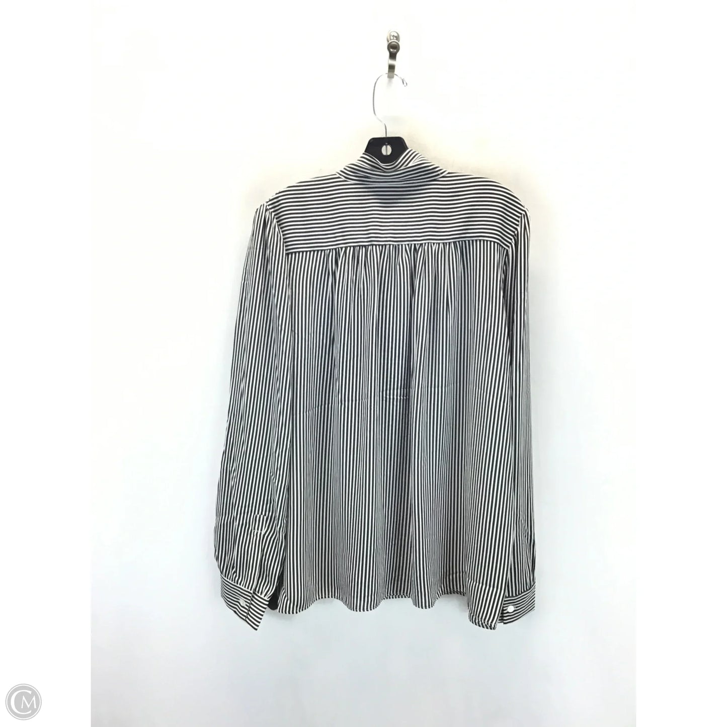 Top Long Sleeve By T Tahari In Striped Pattern, Size: Xl