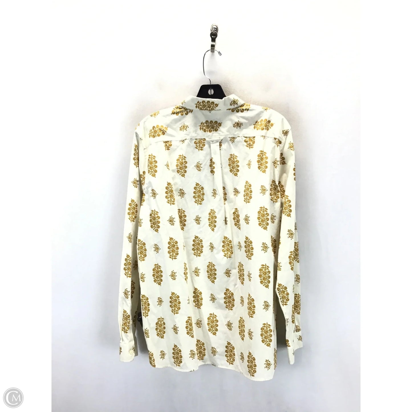 Top Long Sleeve By Duluth Trading In Cream & Tan, Size: Xl