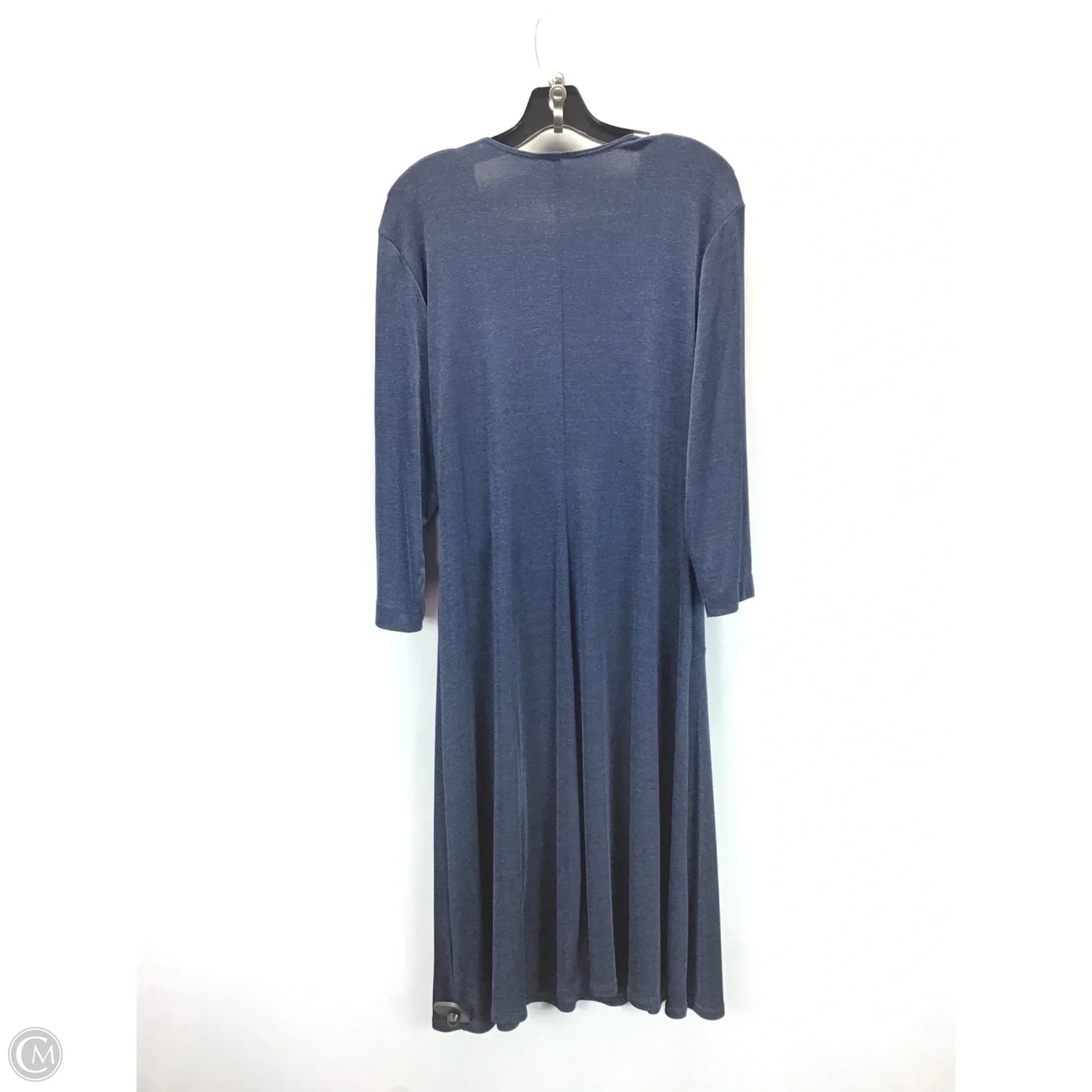 Dress Casual Midi By Chicos In Navy, Size: L