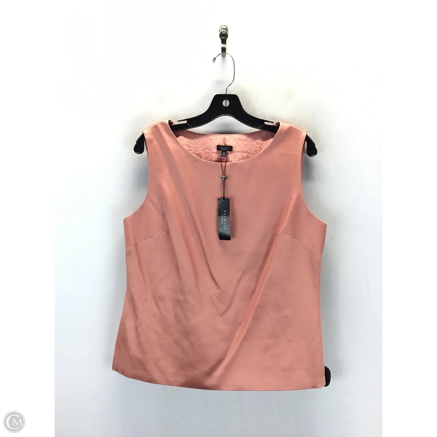 Top Sleeveless By Talbots In Peach, Size: 14