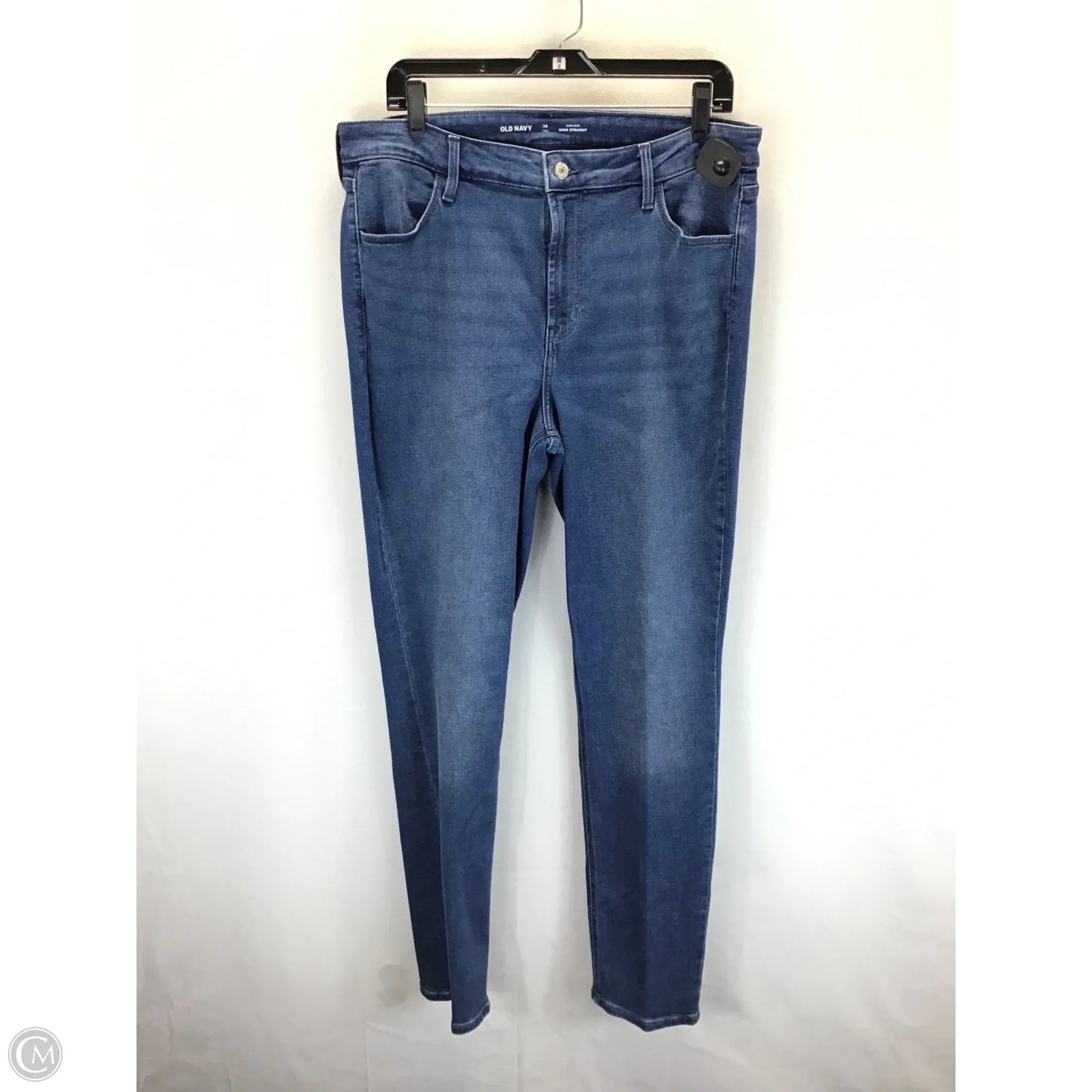 Jeans Straight By Old Navy In Blue, Size: 14