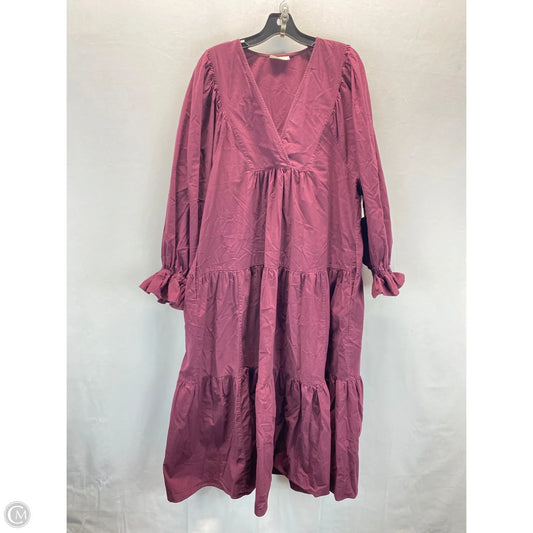 Dress Casual Maxi By Clothes Mentor In Maroon, Size: M