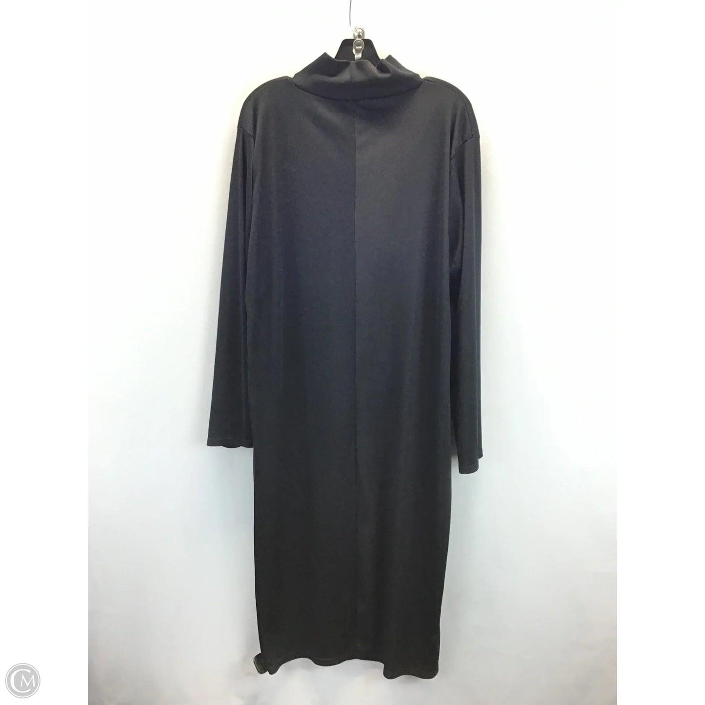 Dress Casual Midi By Boohoo Boutique In Black, Size: 20