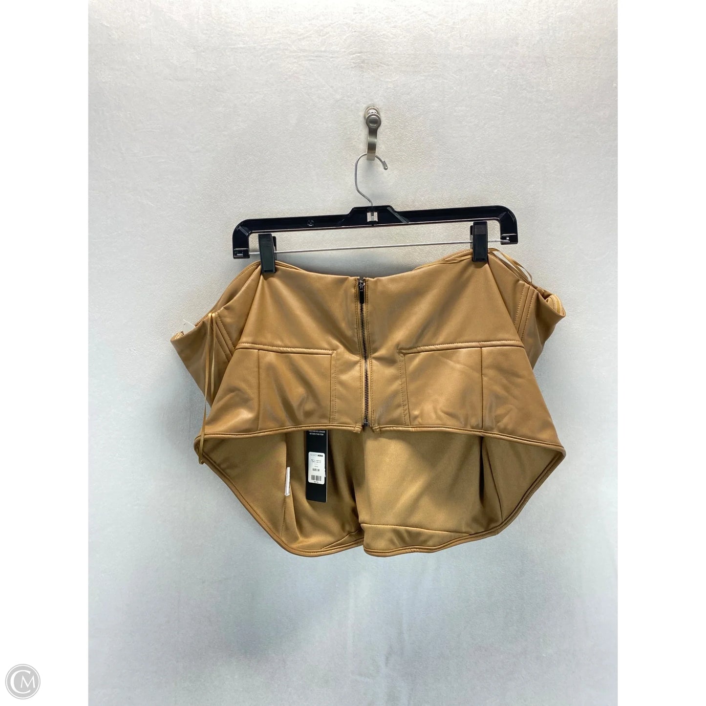 Top Sleeveless By Fashion Nova In Tan, Size: 3x