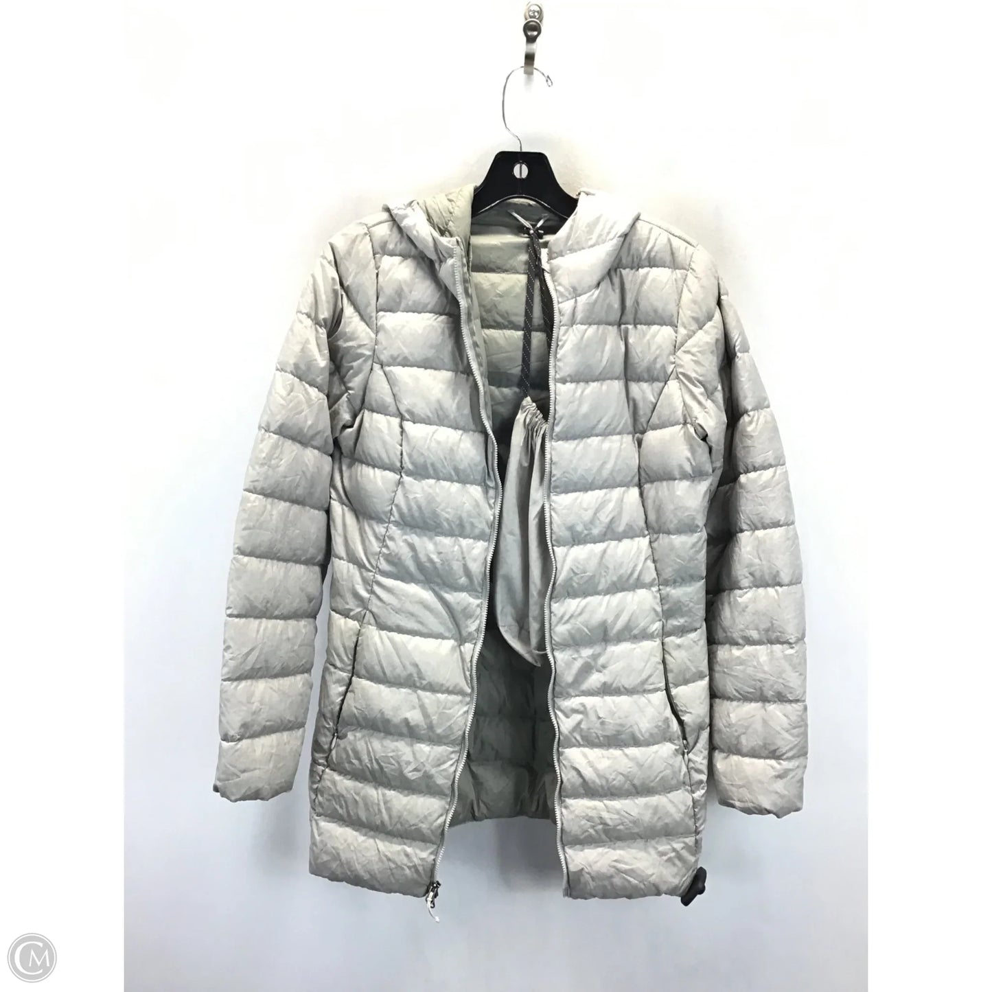 Coat Puffer & Quilted By Eddie Bauer In Grey, Size: Xs