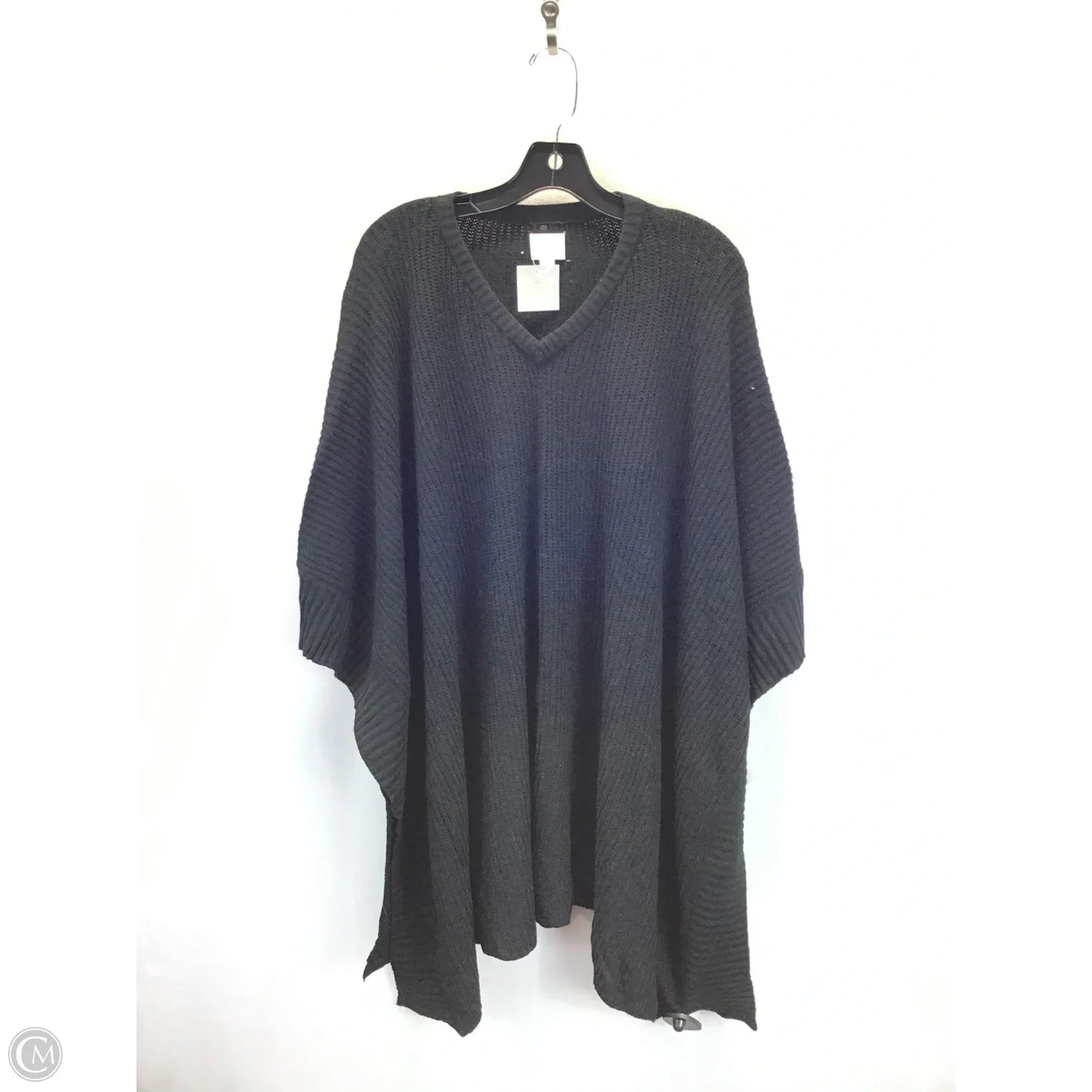 Poncho By 14th And Union In Black, Size: Osfm