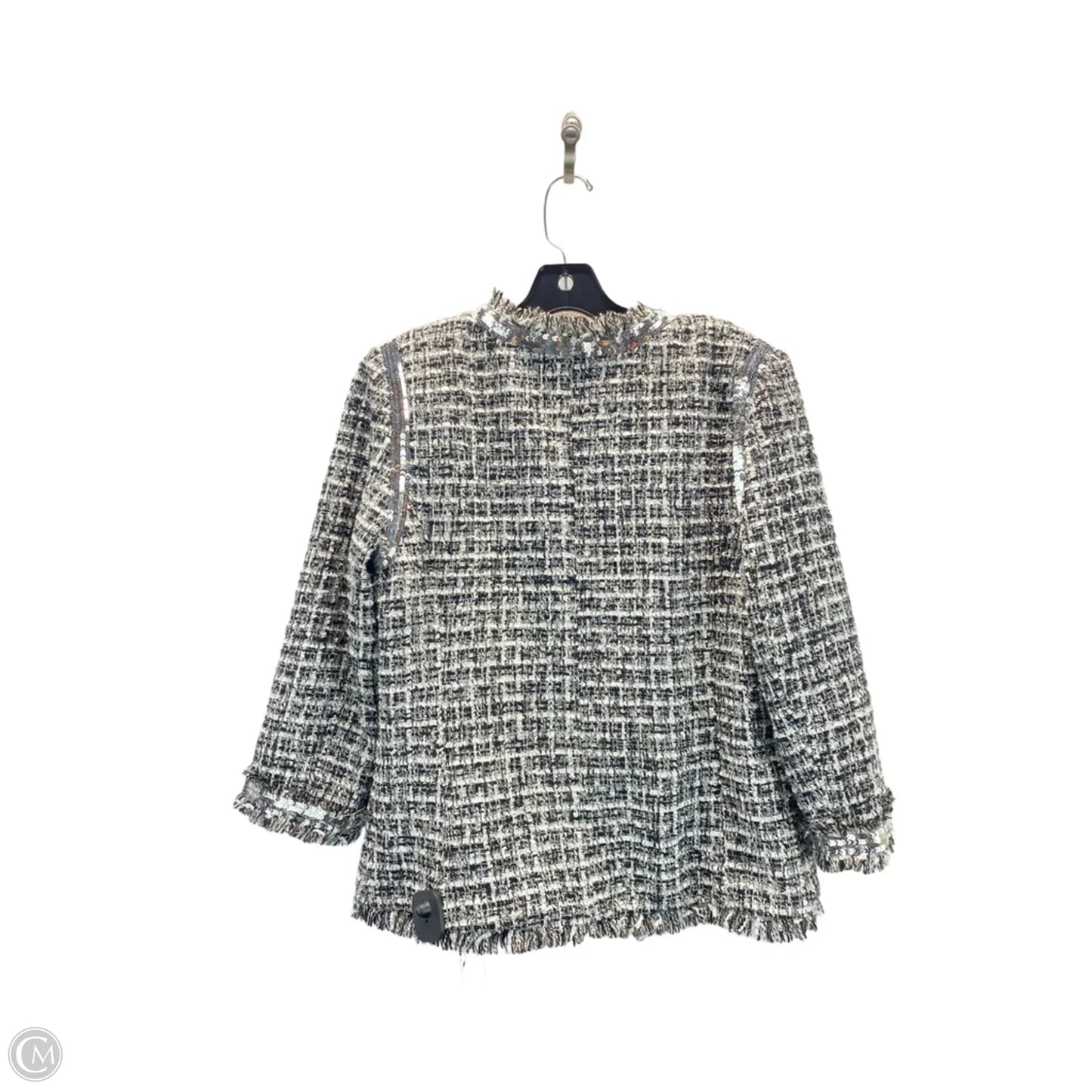 Blazer By Boston Proper In Plaid Pattern, Size: 14