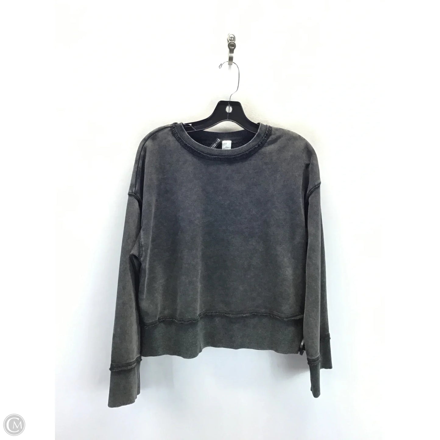 Top Long Sleeve By Divided In Grey, Size: Xs