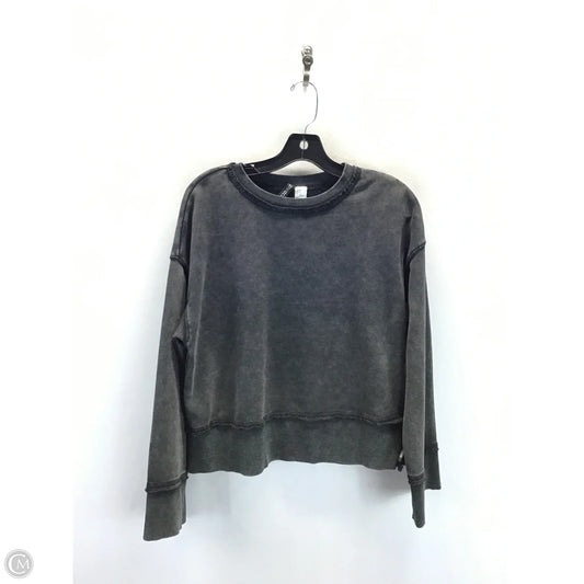 Top Long Sleeve By Divided In Grey, Size: Xs