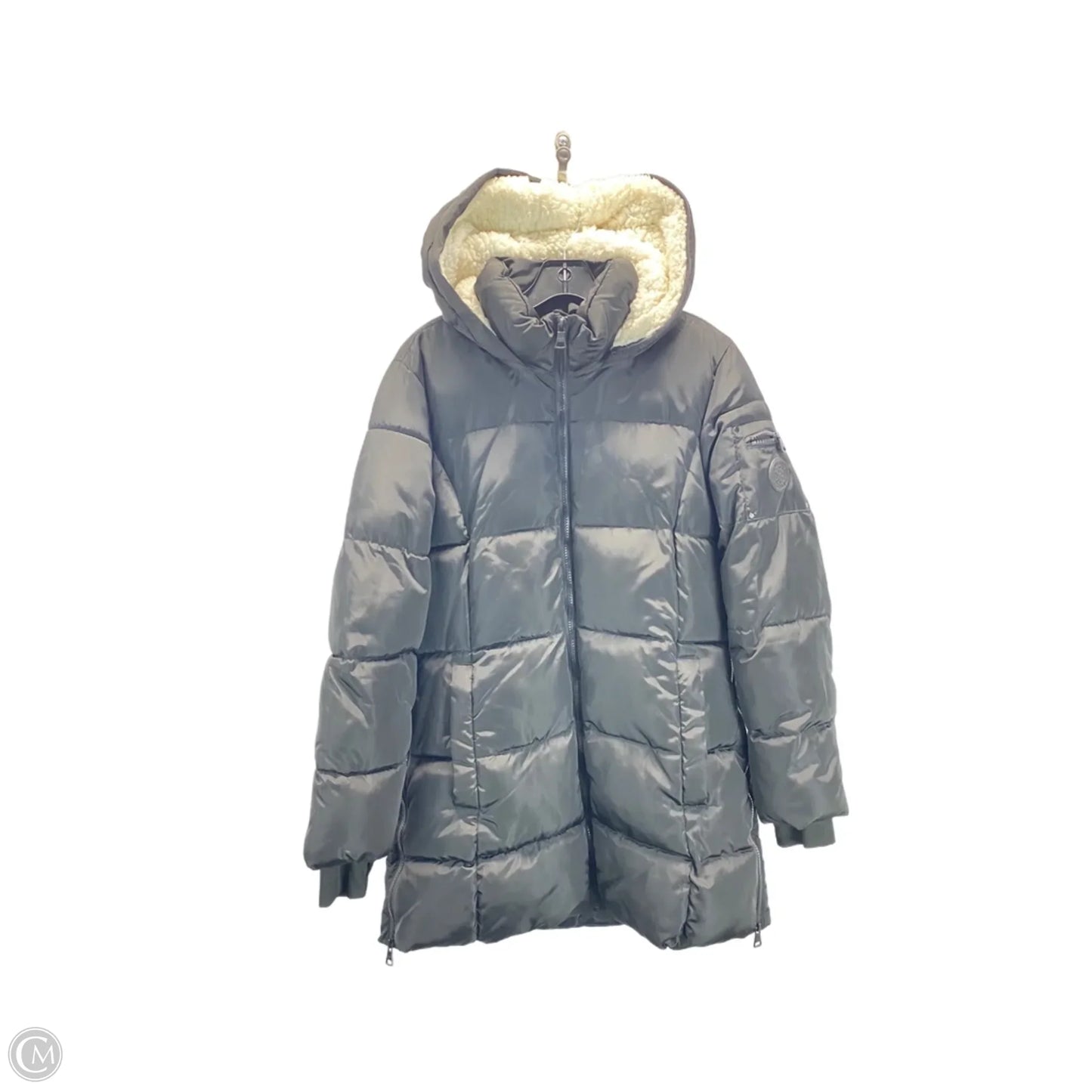 Coat Puffer & Quilted By Madden Girl In Black, Size: L