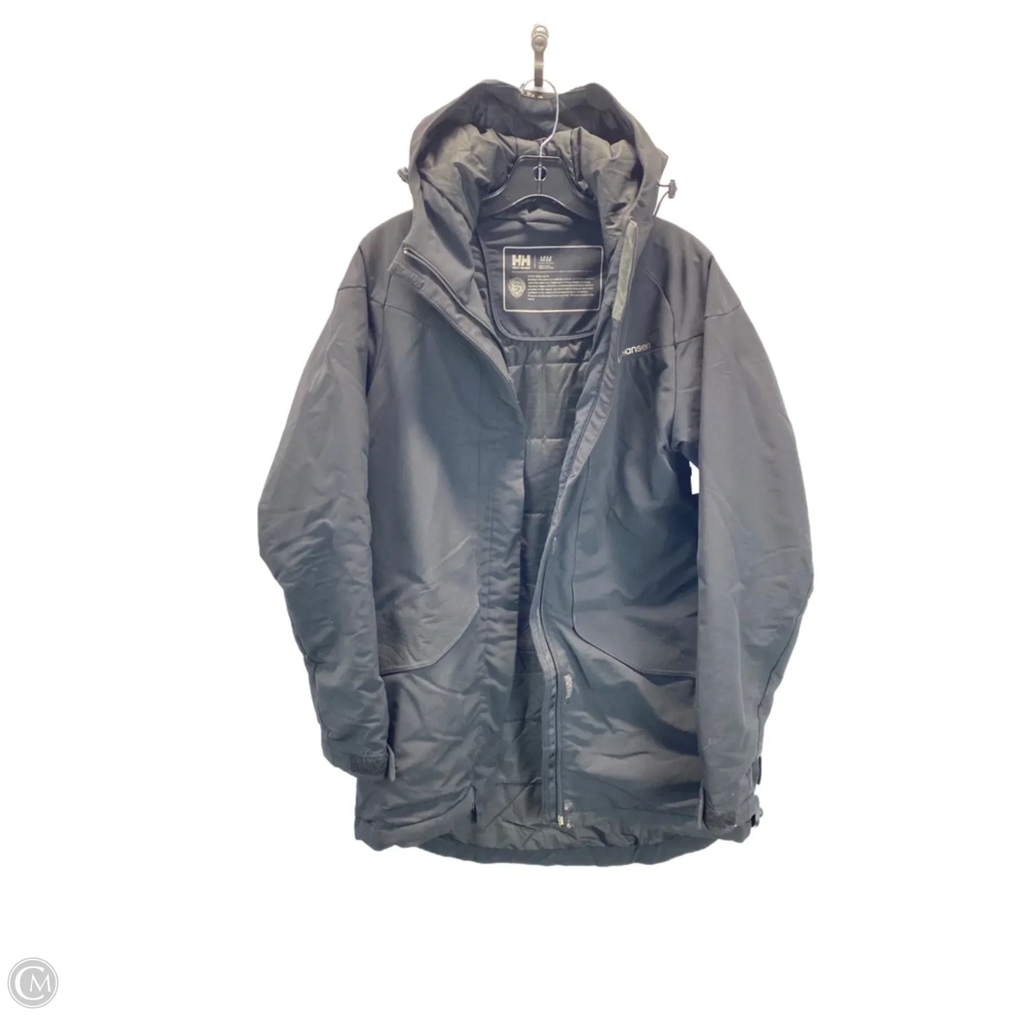 Coat Parka By Helly Hansen In Black, Size: M