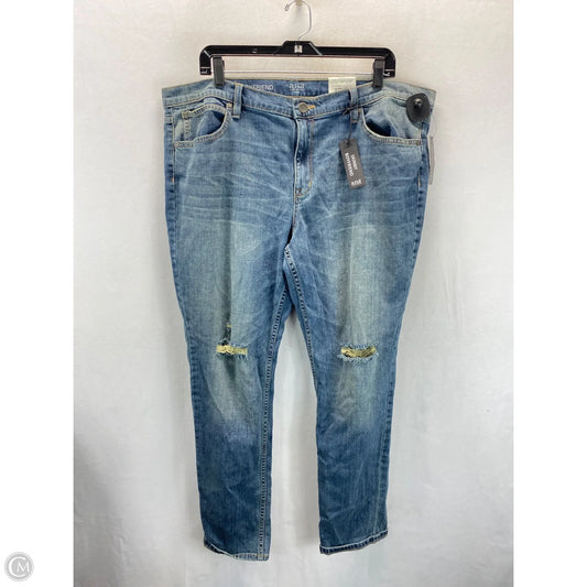 Jeans Boyfriend By Ana In Blue, Size: 18